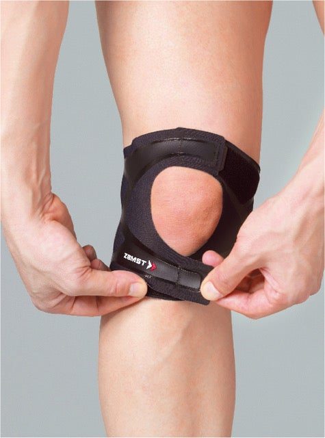Zamst Filmista Kniebandage - Schwarz