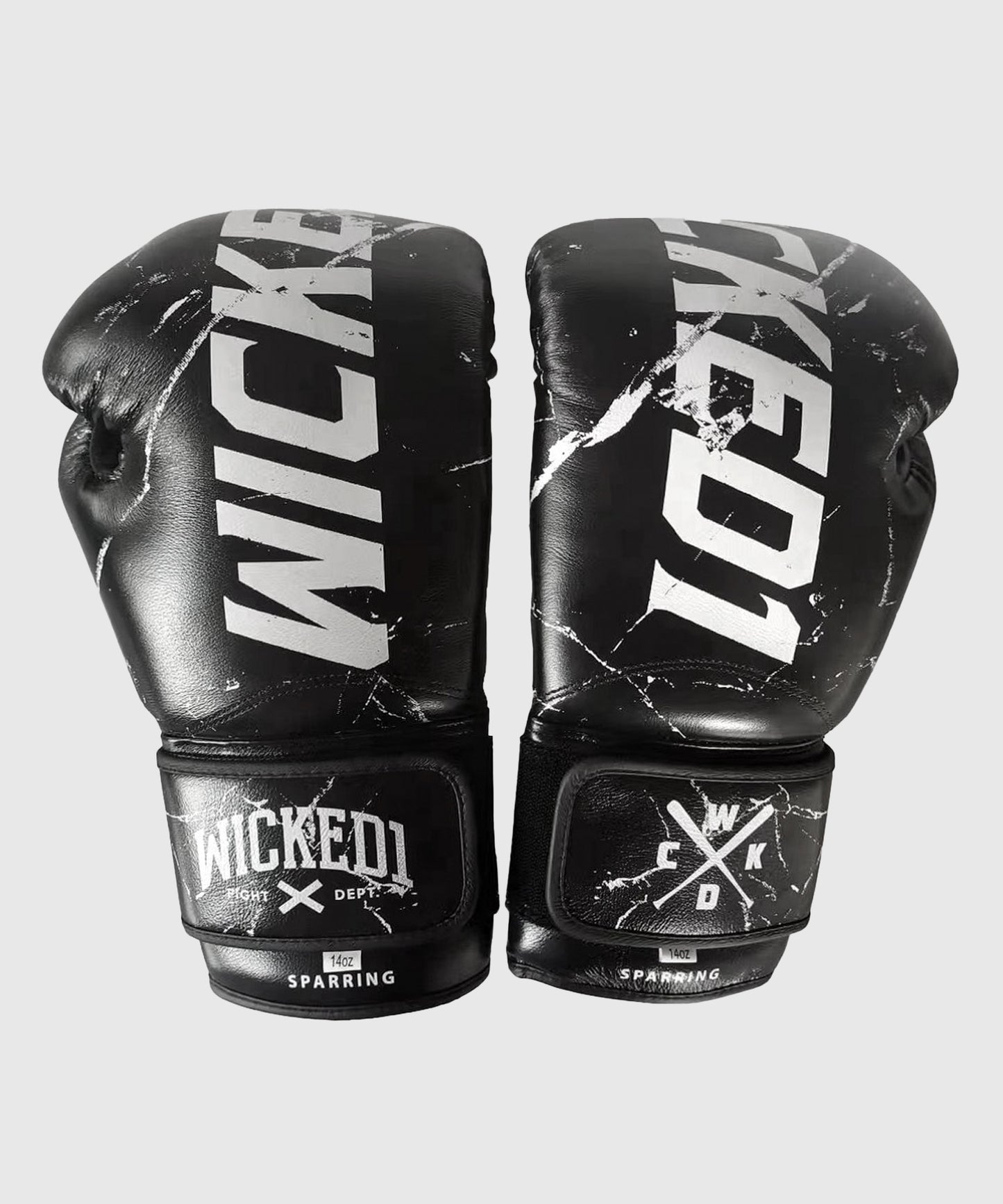 Wicked One Right Guantes de Sparring MMA - Negro/Rojo