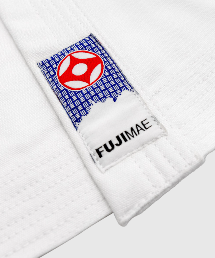 Fujimae Kimono de Karate Kyokushinkai Competición - Blanco