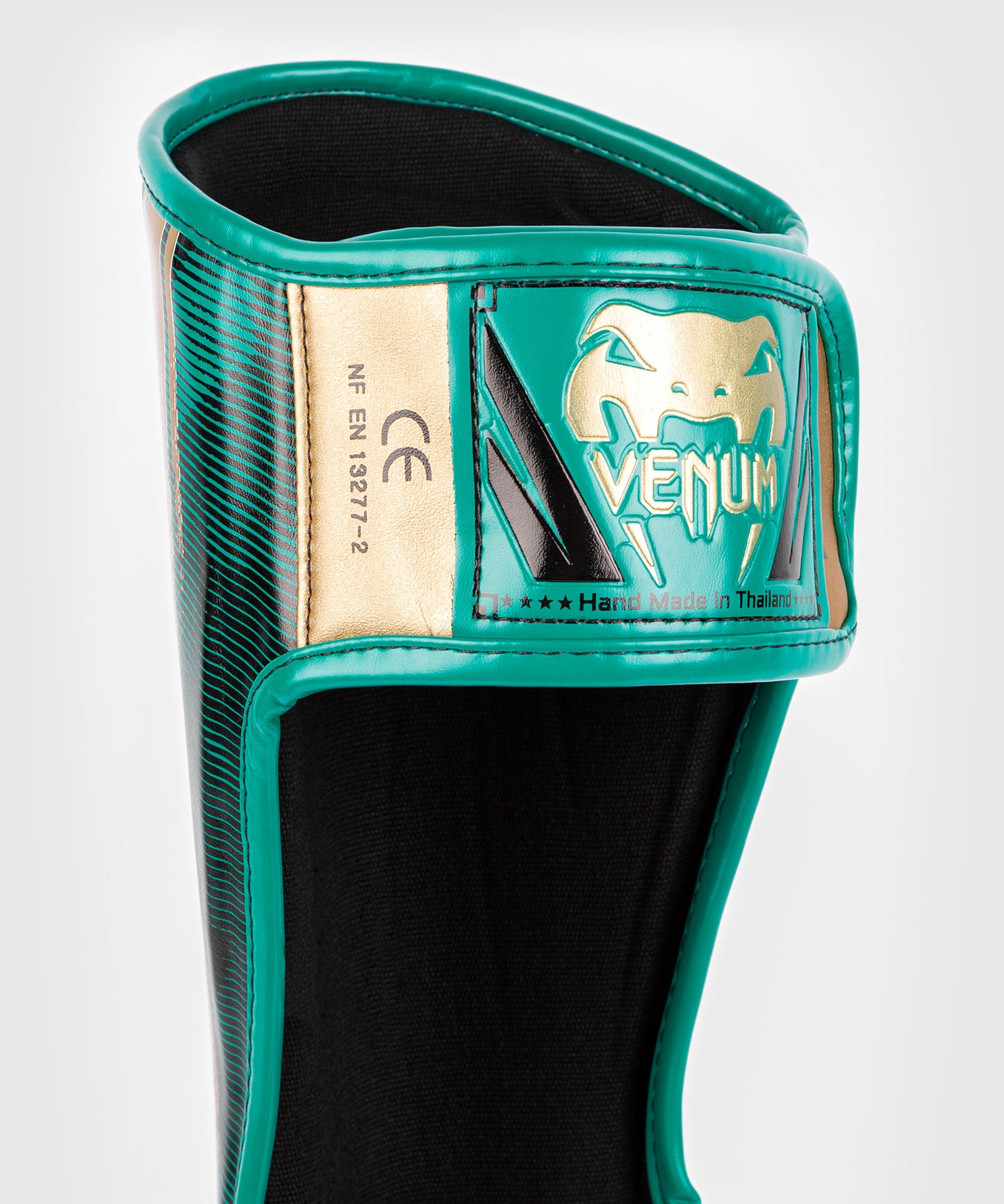 Venum WBC Muay Thai Schienbeinschützer - Schwarz/Grün