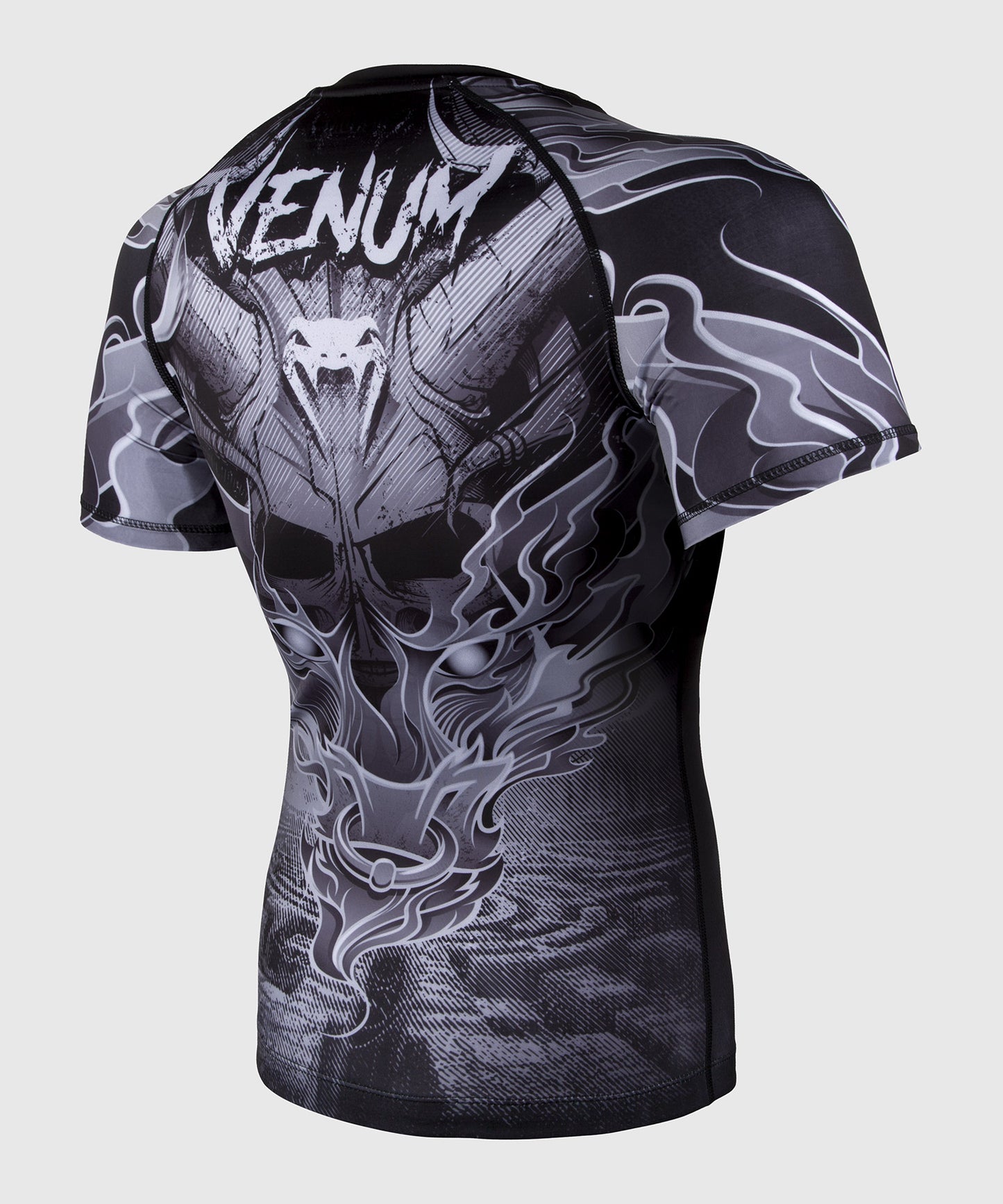 Venum Minotaurus Rashguard - Kurzarm - Schwarz/Weiß