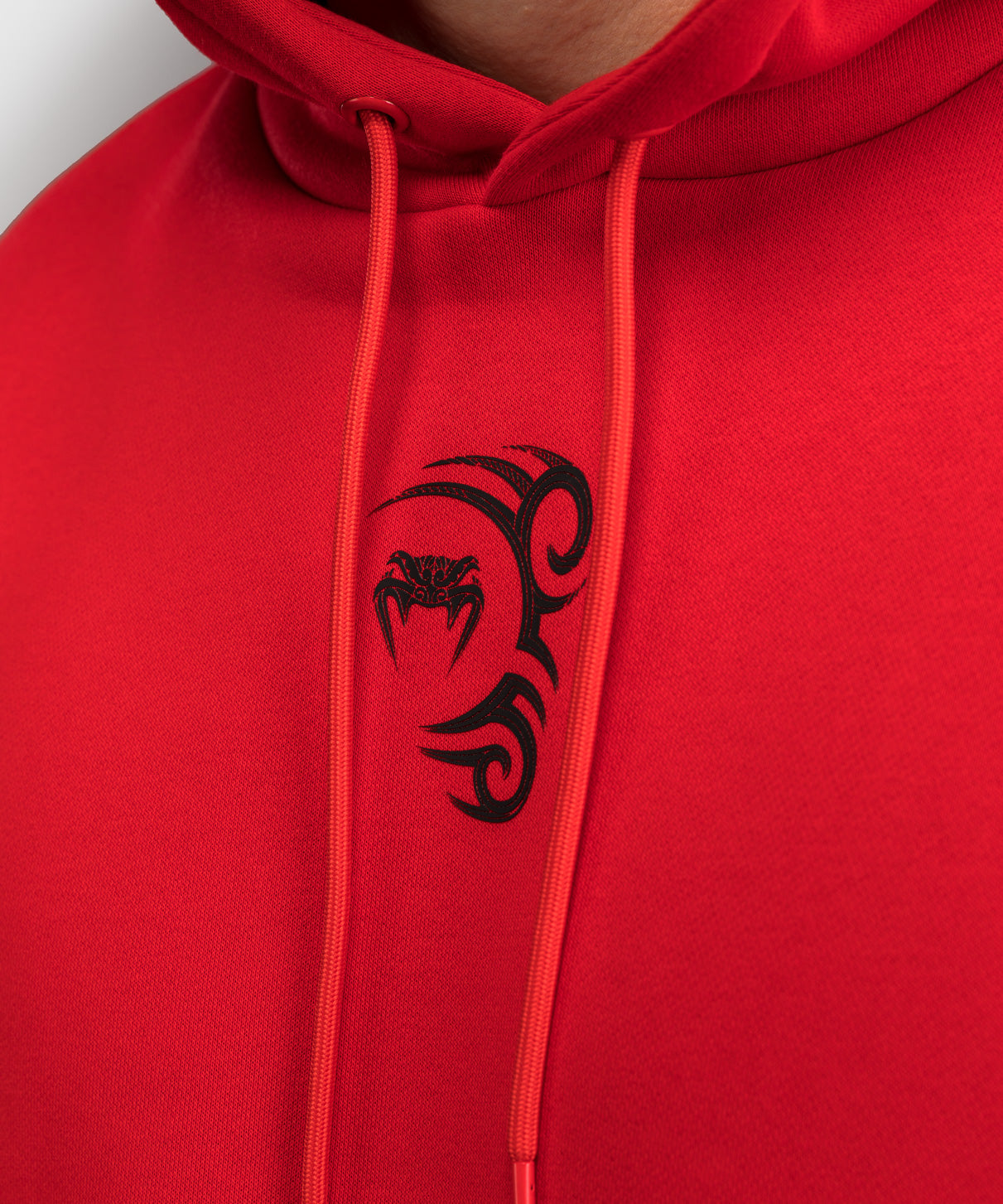 Sweat à capuche Venum x Mike Tyson Tiger - Rouge Intense/Noir Profond