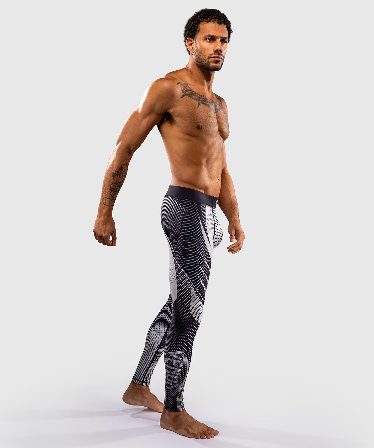 Venum Galactic 3.0 Pantalones de compresión - Blanco Hueso/Negro