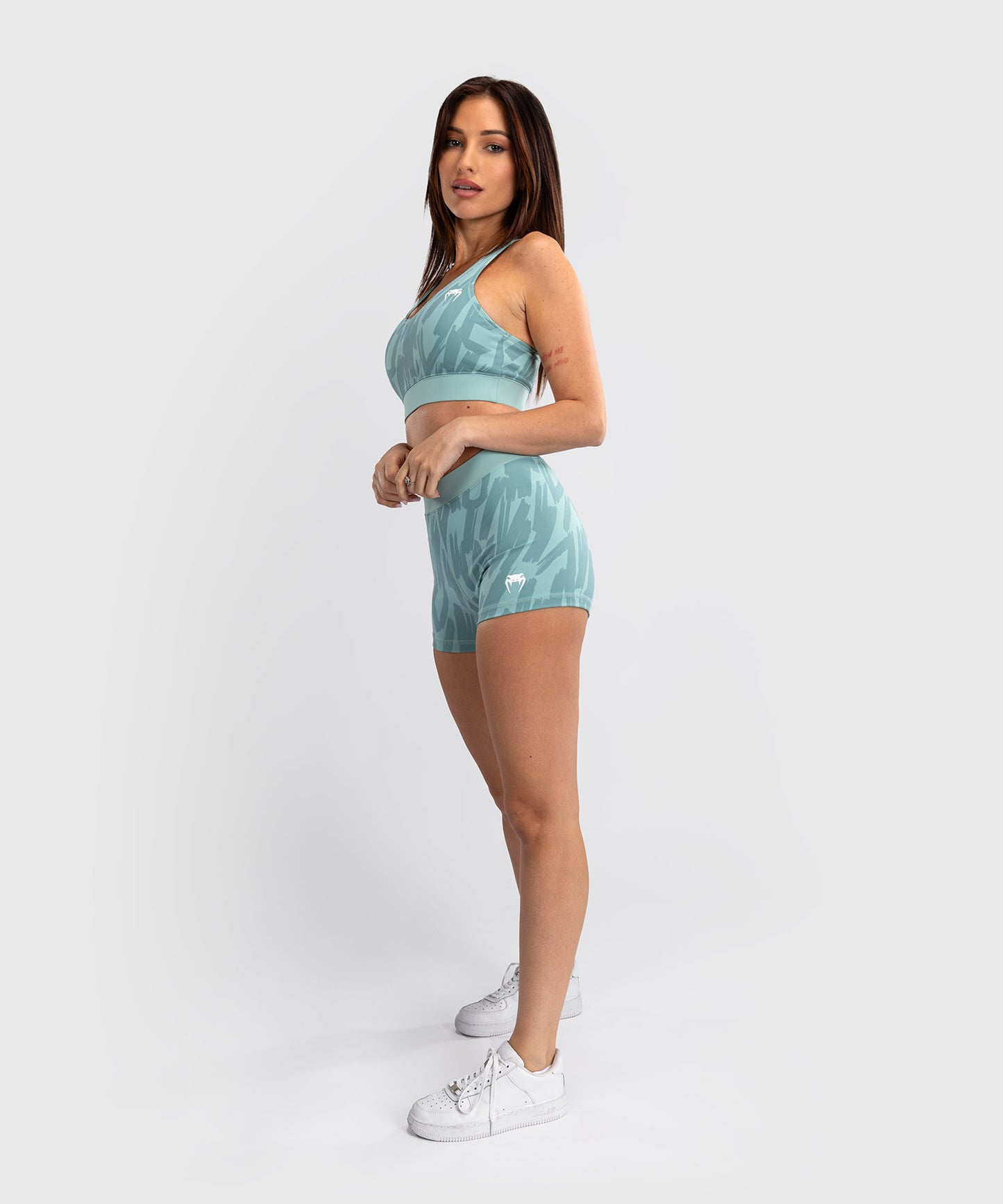 Shorts de Compression pour Femmes Venum Graffiti - Aqua