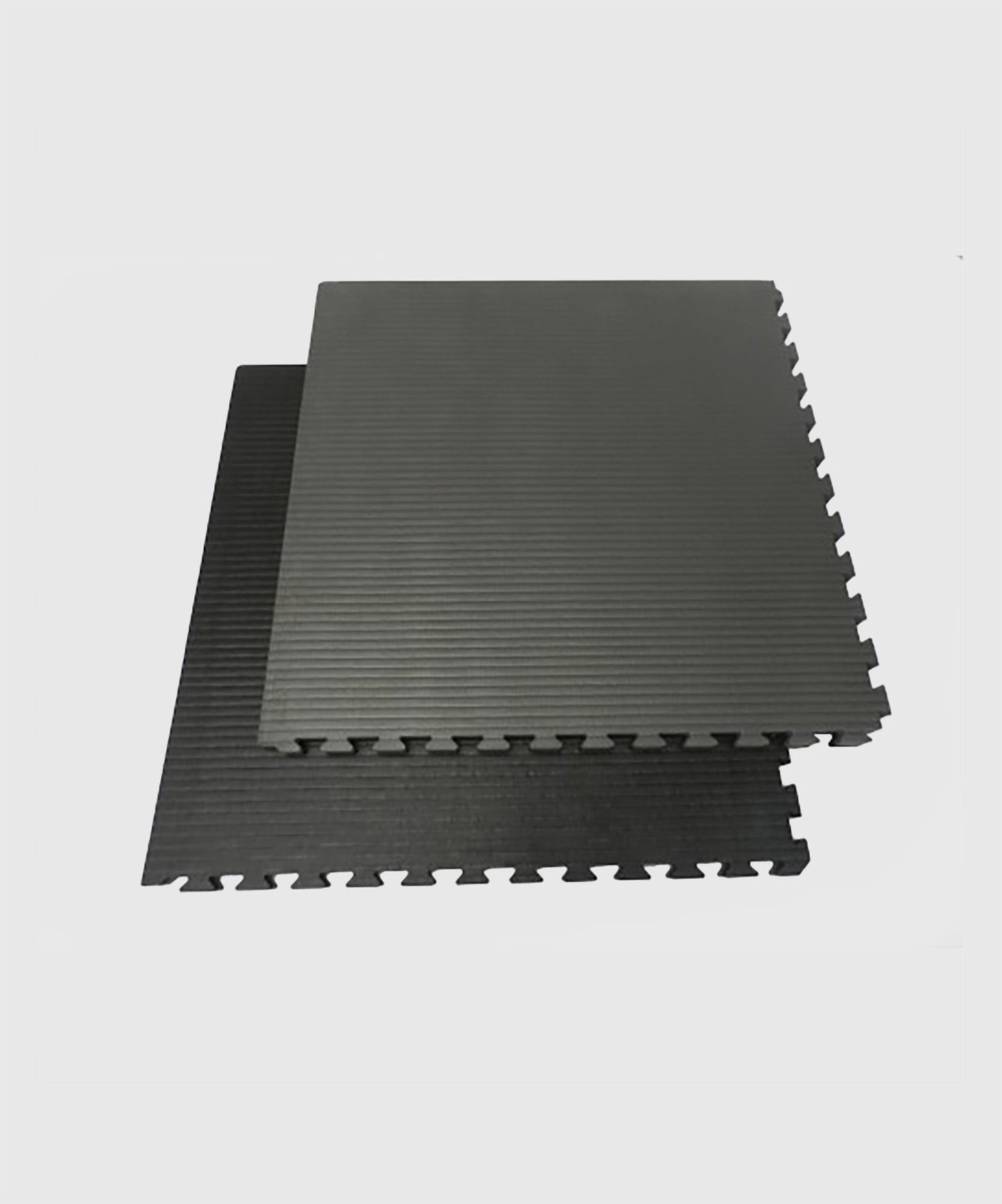Tatami Puzzle 100x100x2cm (x10) – Schwarz/Grau