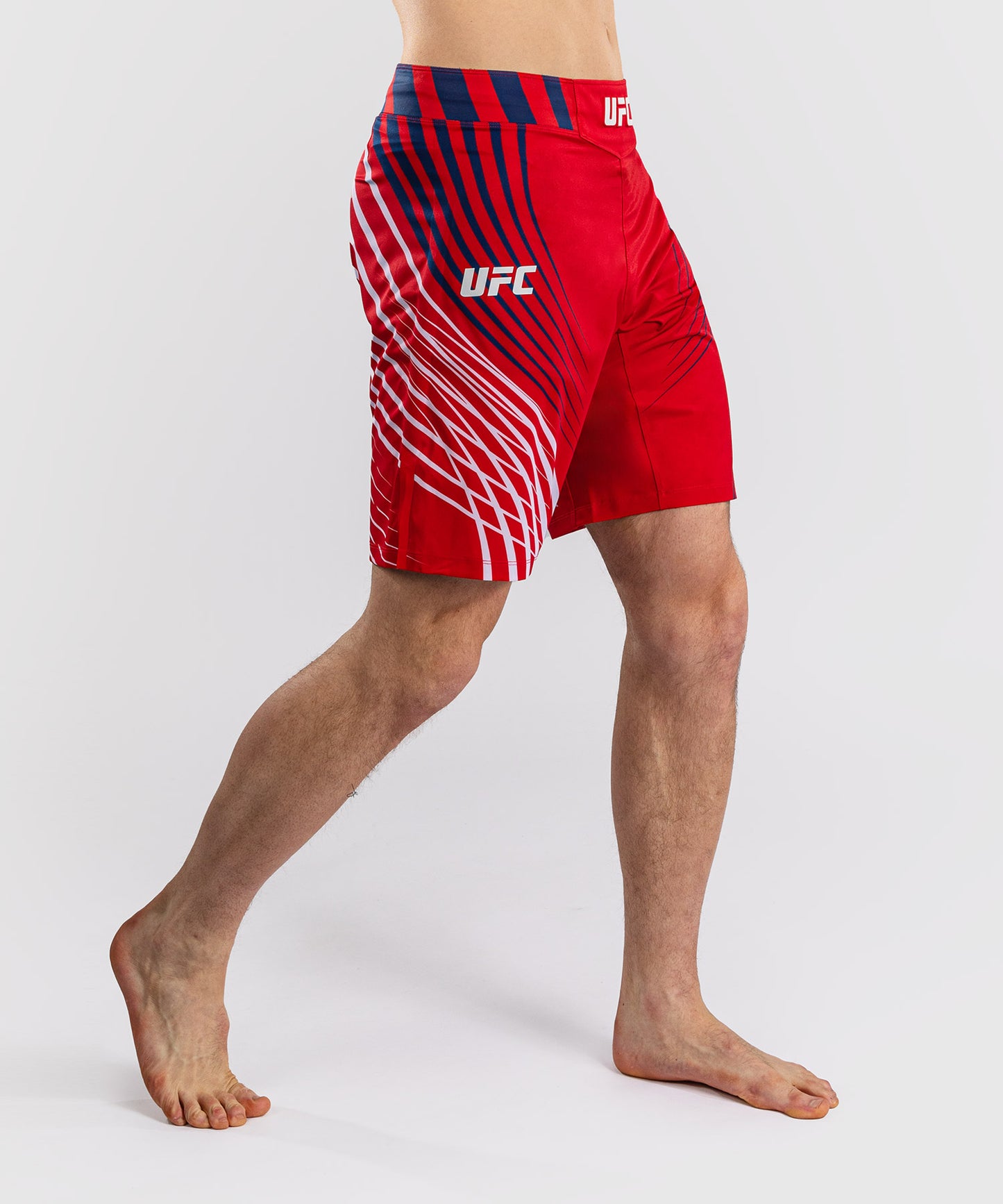 Official UFC Freedom 250 by Venum Authentic Fight Night Pantaloncini da combattimento taglio lungo da uomo - Rosso