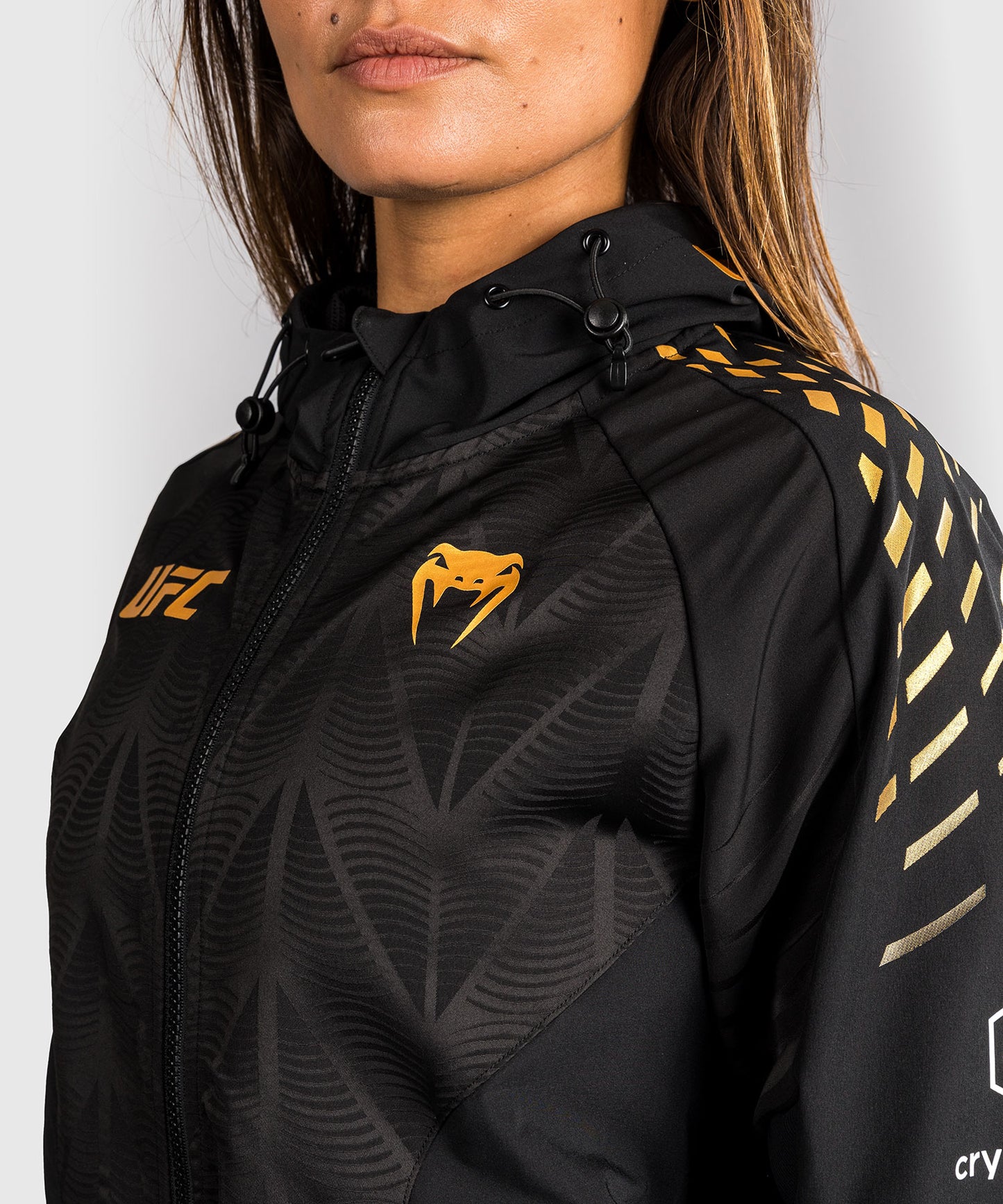 Women's UFC Zenith by Venum Champion Authentic Fight Night Walkout Hoodie