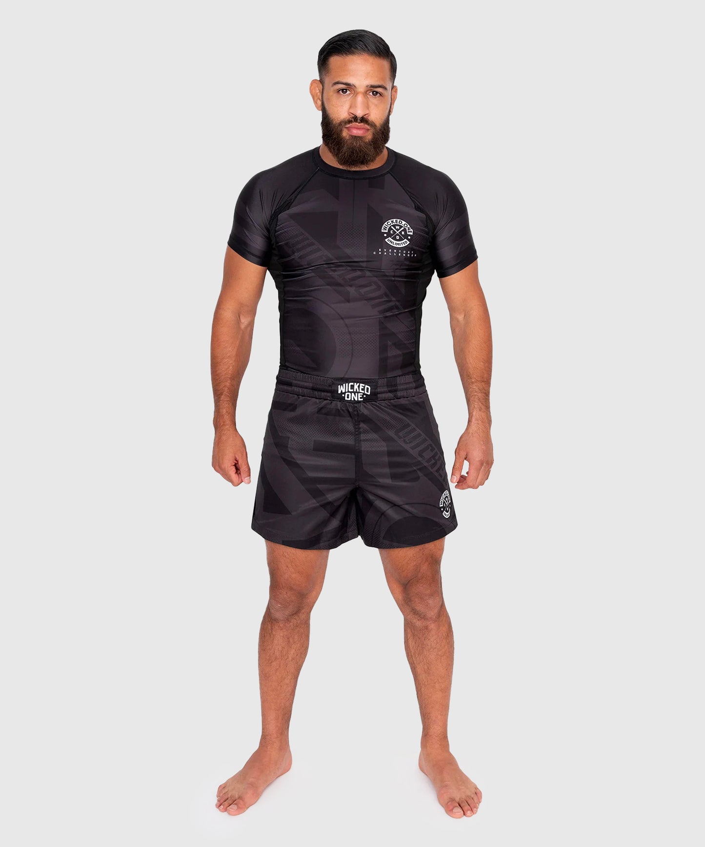 Wicked One Element Outsiderz Fightshorts - Schwarz
