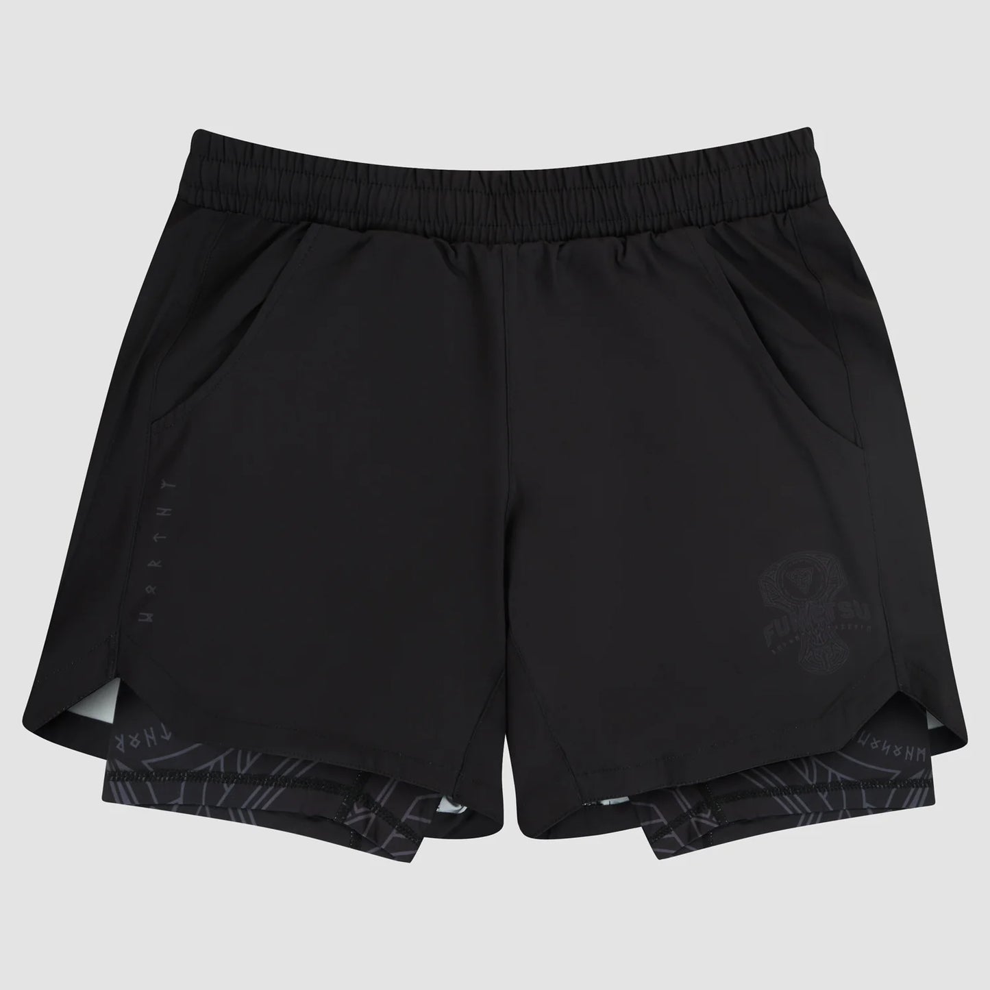 Fumetsu Mjolnir Dual Layer Training Fightshorts - Schwarz/Bronze