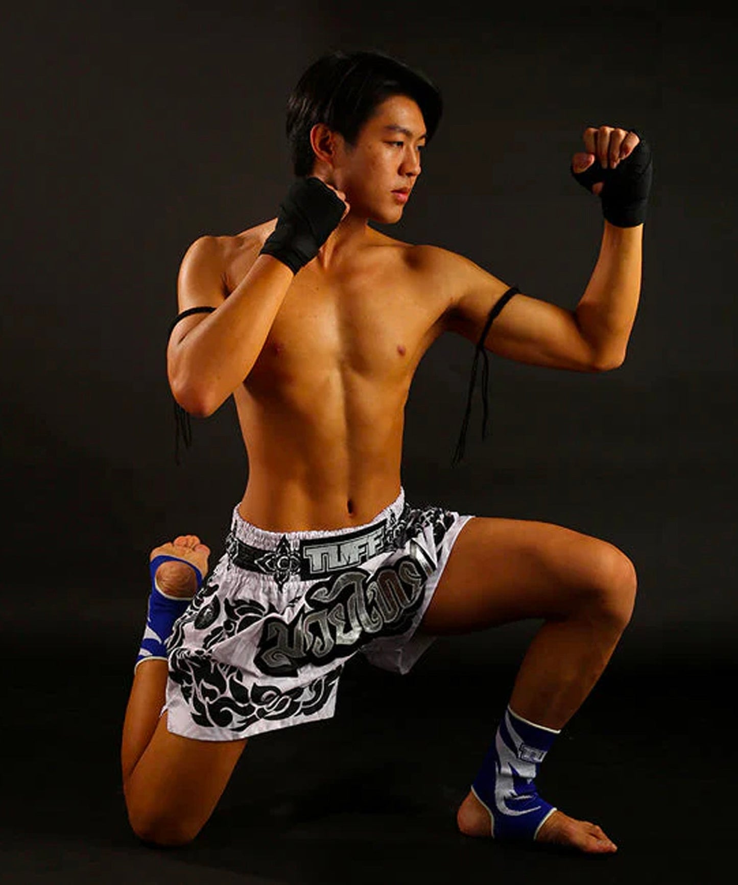 Tuff The Great Hongsa Pantaloncini da Muay Thai - Bianco