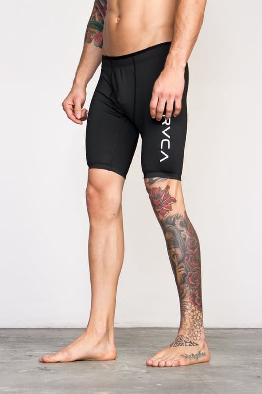 RVCA Kompressionsshorts - Schwarz