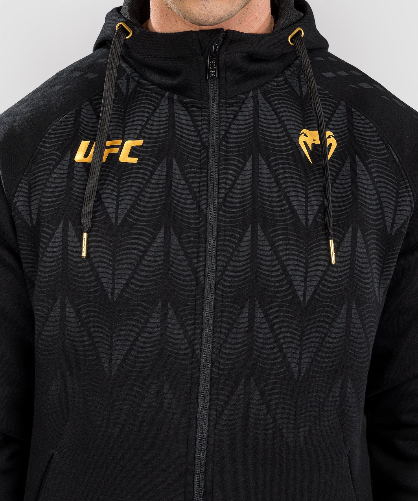 Sweat à capuche zippé Homme UFC Zenith by Venum Replica - Champion