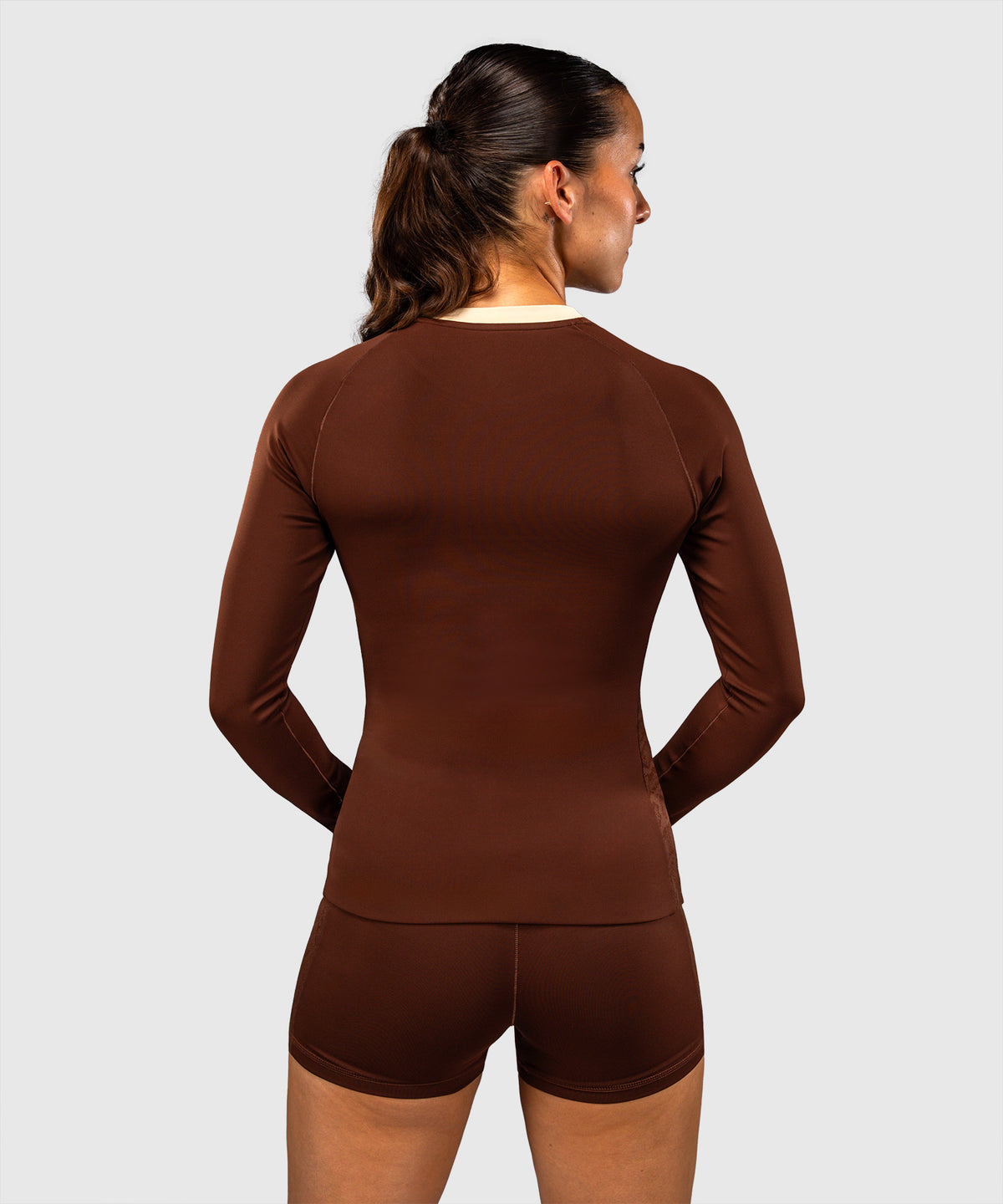 Venum Viper Damen Langarm-Rashguard - Braun