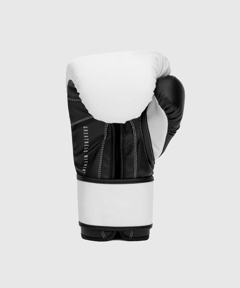 Everlast Powerlock OG Training Guantes de Boxeo - Blanco/Negro