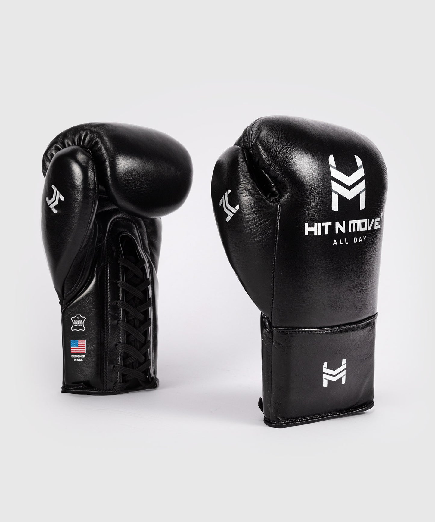 Gants de Boxe Avec Lacets Hit N Move All Day® Pro Balance - Noir
