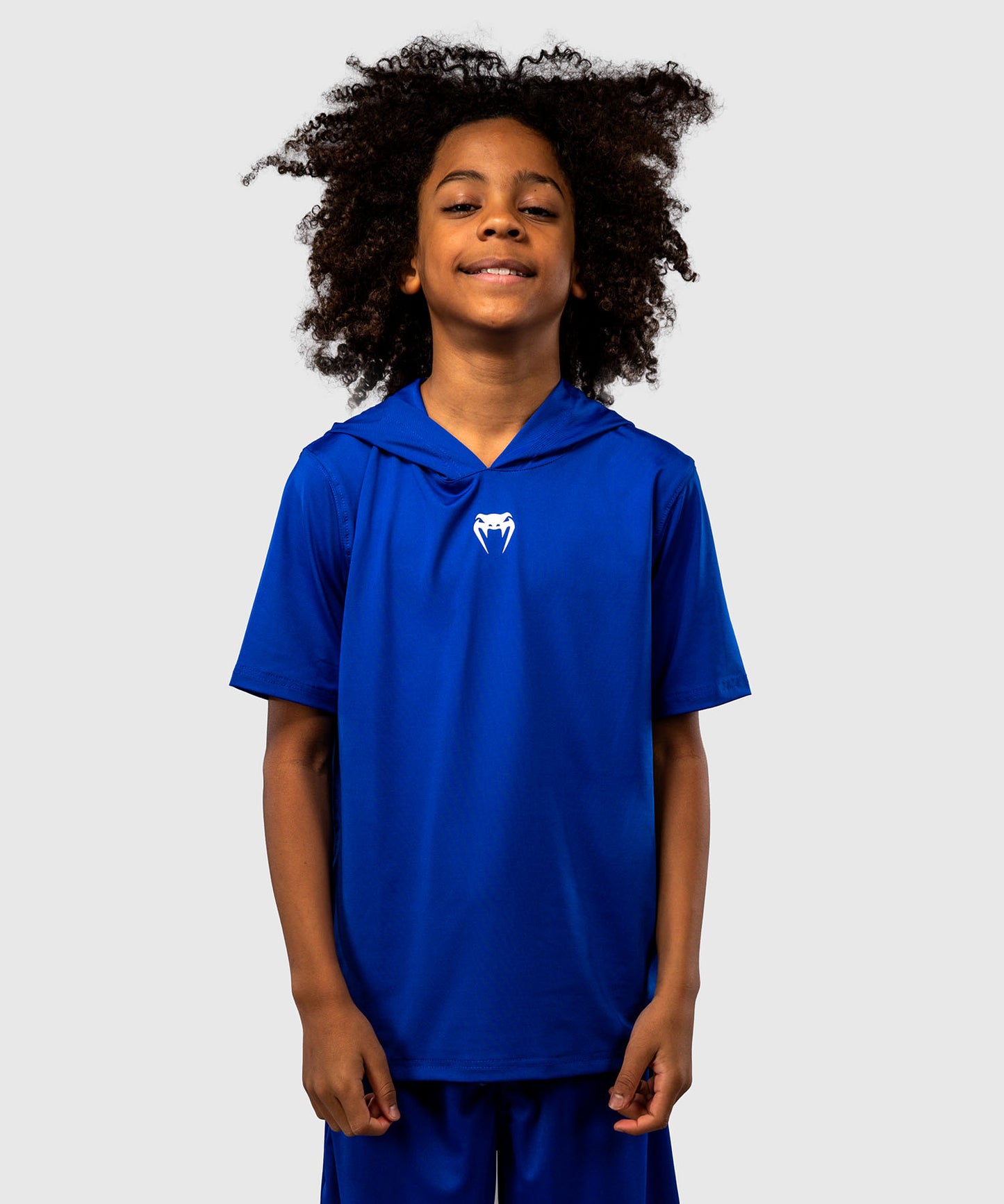 Venum Elite Sudadera Dry-Tech Manga Corta Para Niños - Azul Real