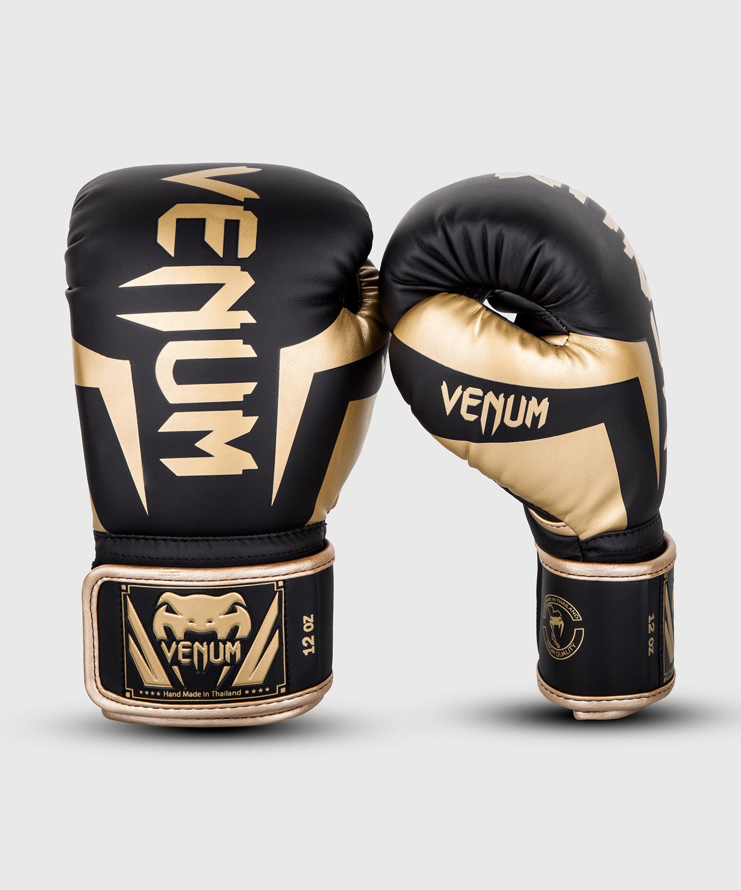 Guantes de Boxeo Venum Elite - Negro/Oro