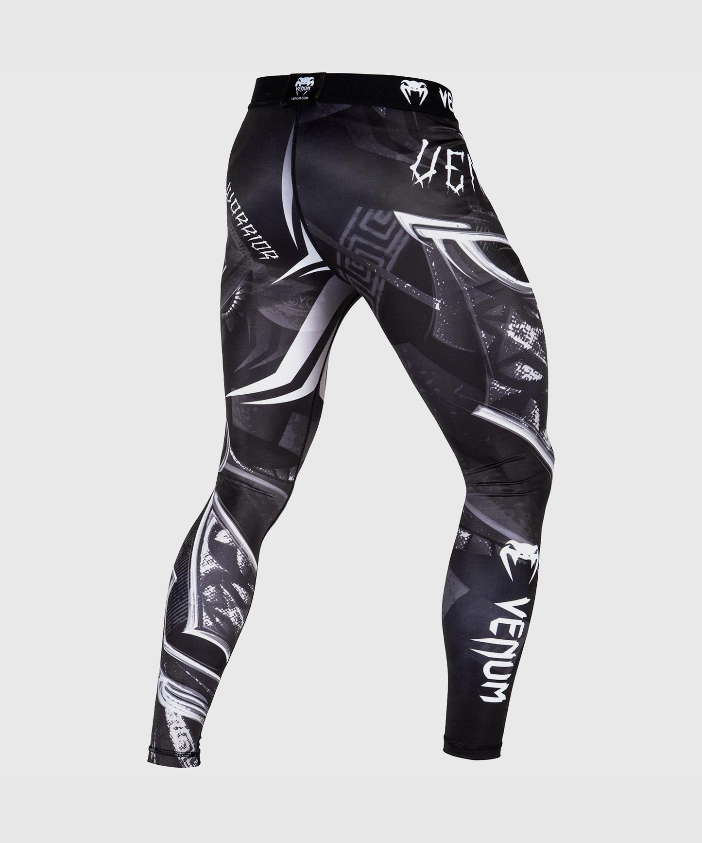 Venum Gladiator 3.0 Kompressionshose - Schwarz/Weiß