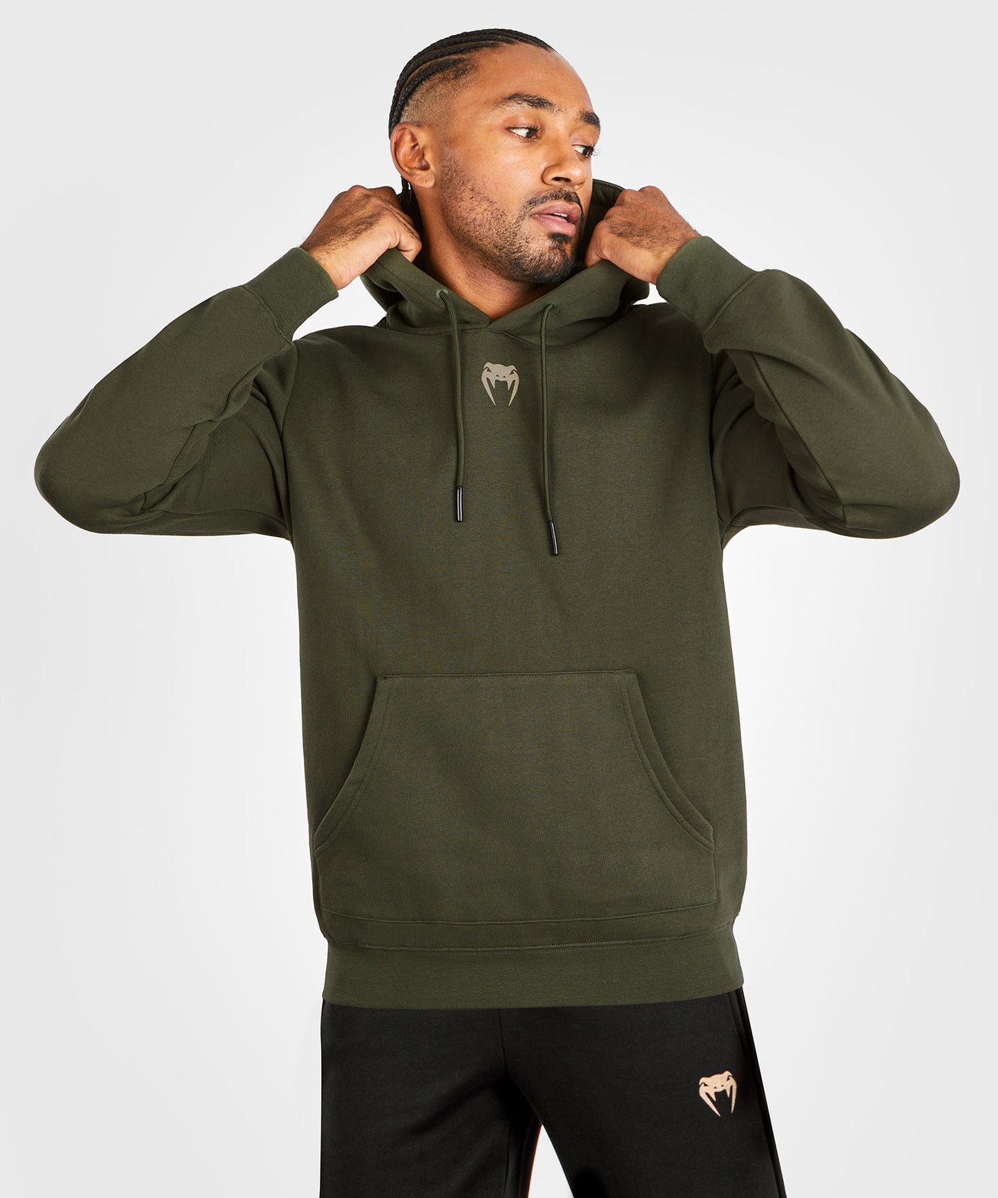 UFC Adrenaline by Venum Fight Week Herren Pullover Hoodie - Khaki