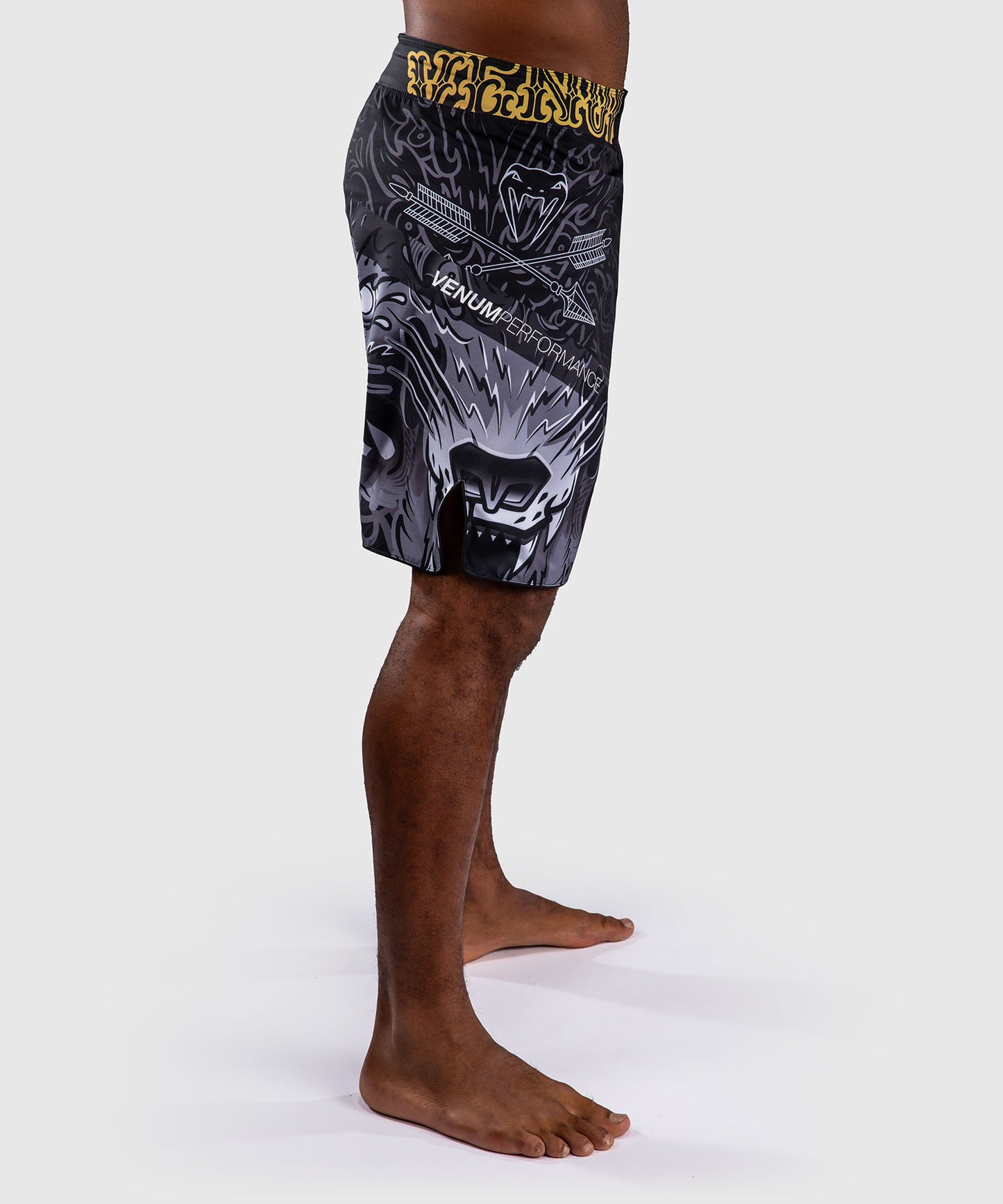 Venum Wolf Atak Fightshorts – Schwarz/Grau