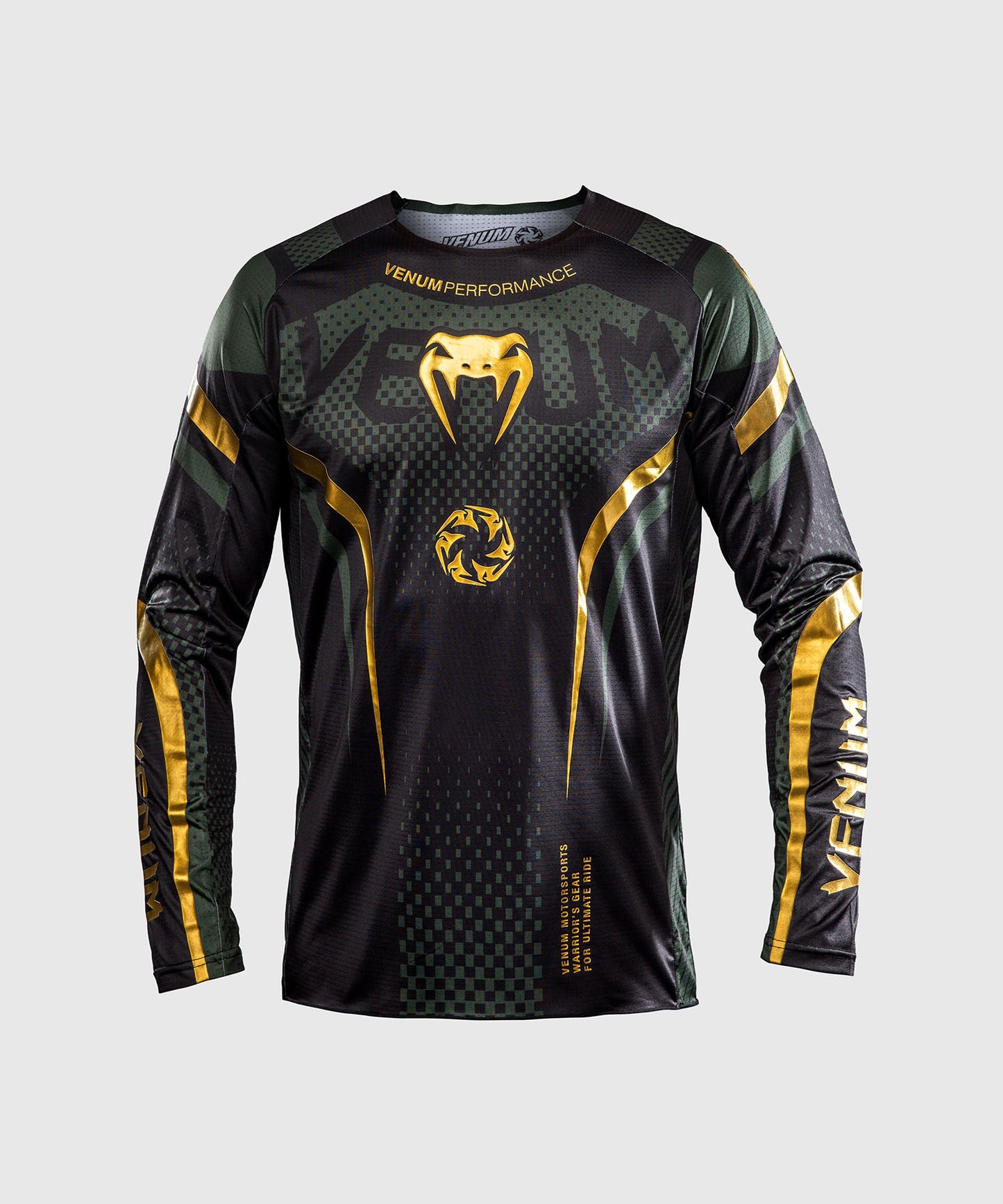 Venum MX Challenger Motocross-Trikot - Schwarz/Grün/Gold