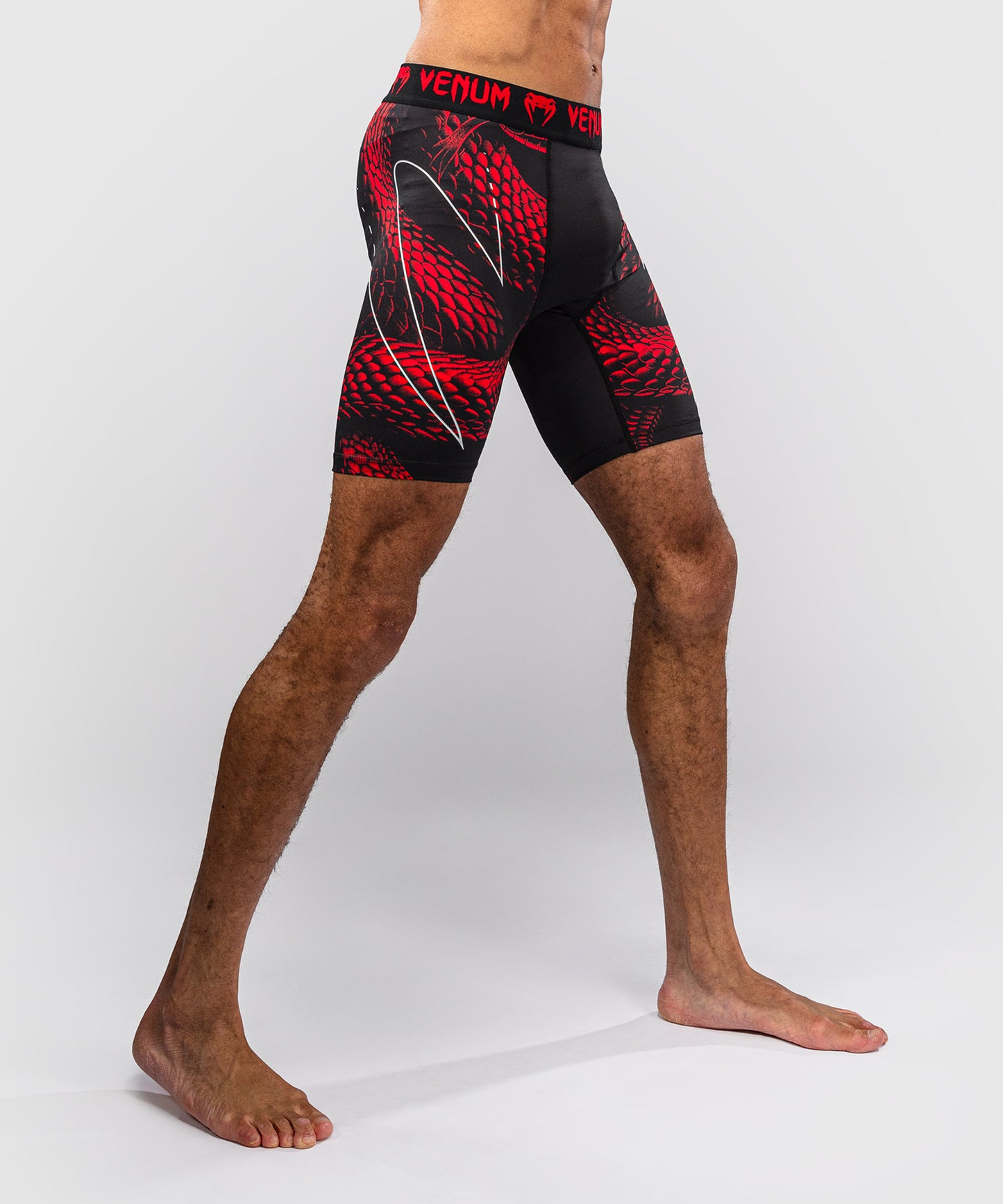 Venum Matupa Kompressionsshort - Schwarz/Rot/Silber