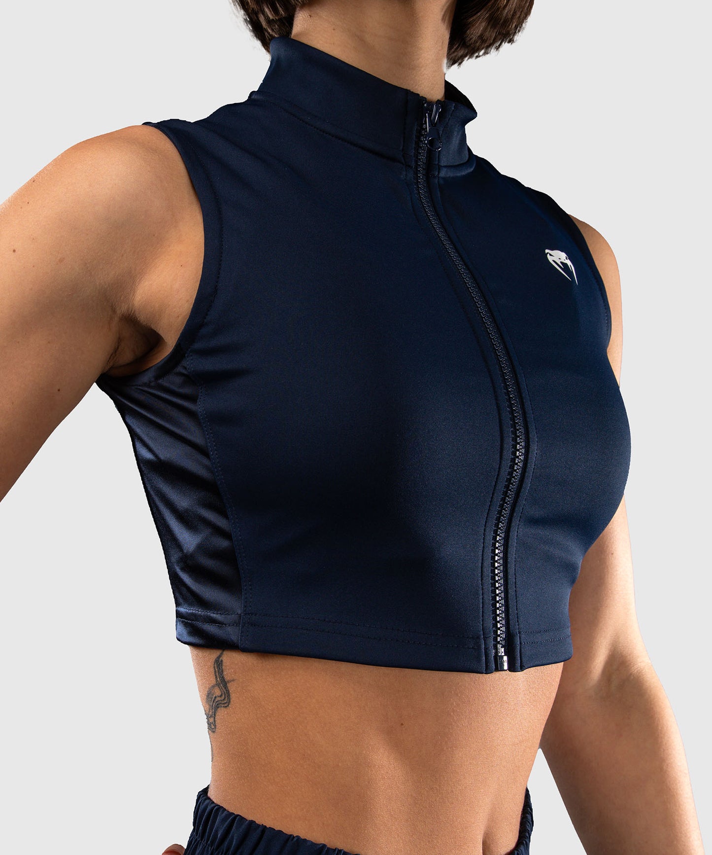 Crop Top pour Femme Venum Sculpt Shape - Bleu Marine