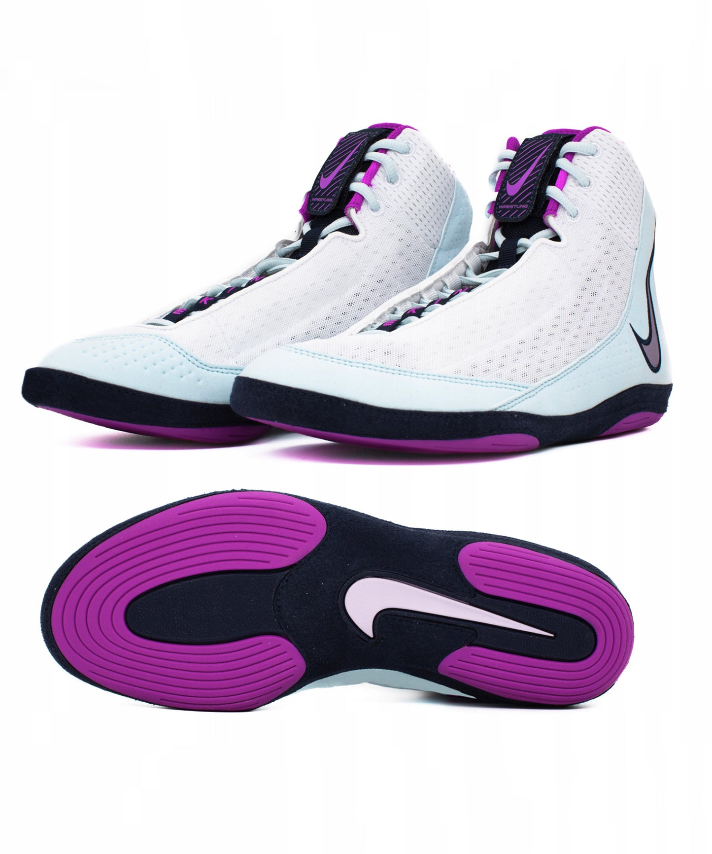 Nike Inflict 4 Scarpe da Lotta - Bianco/Viola/Blu