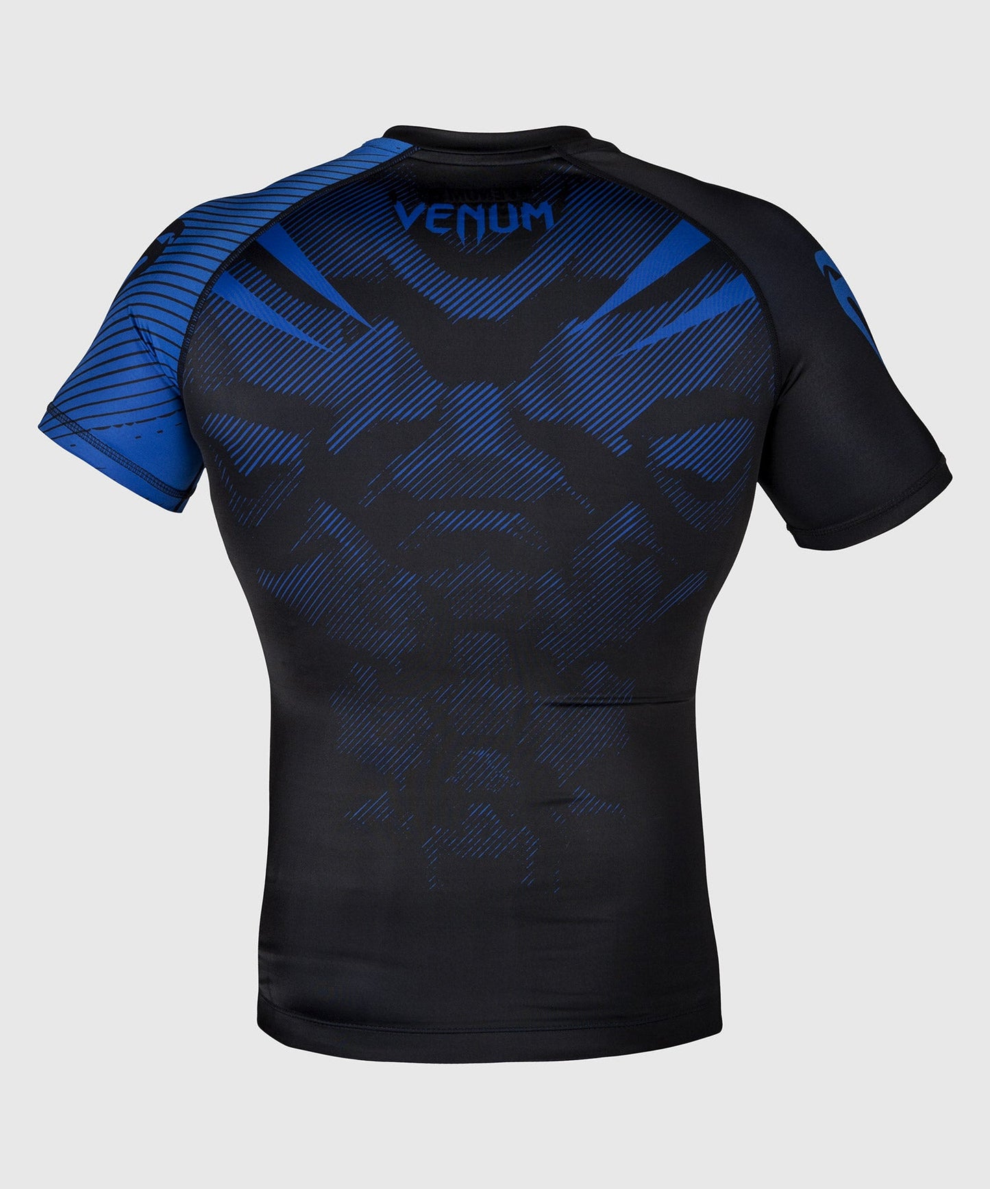 Venum NoGi 2.0 Rashguard - Kurzarm IBJJF approved - Schwarz/Blau