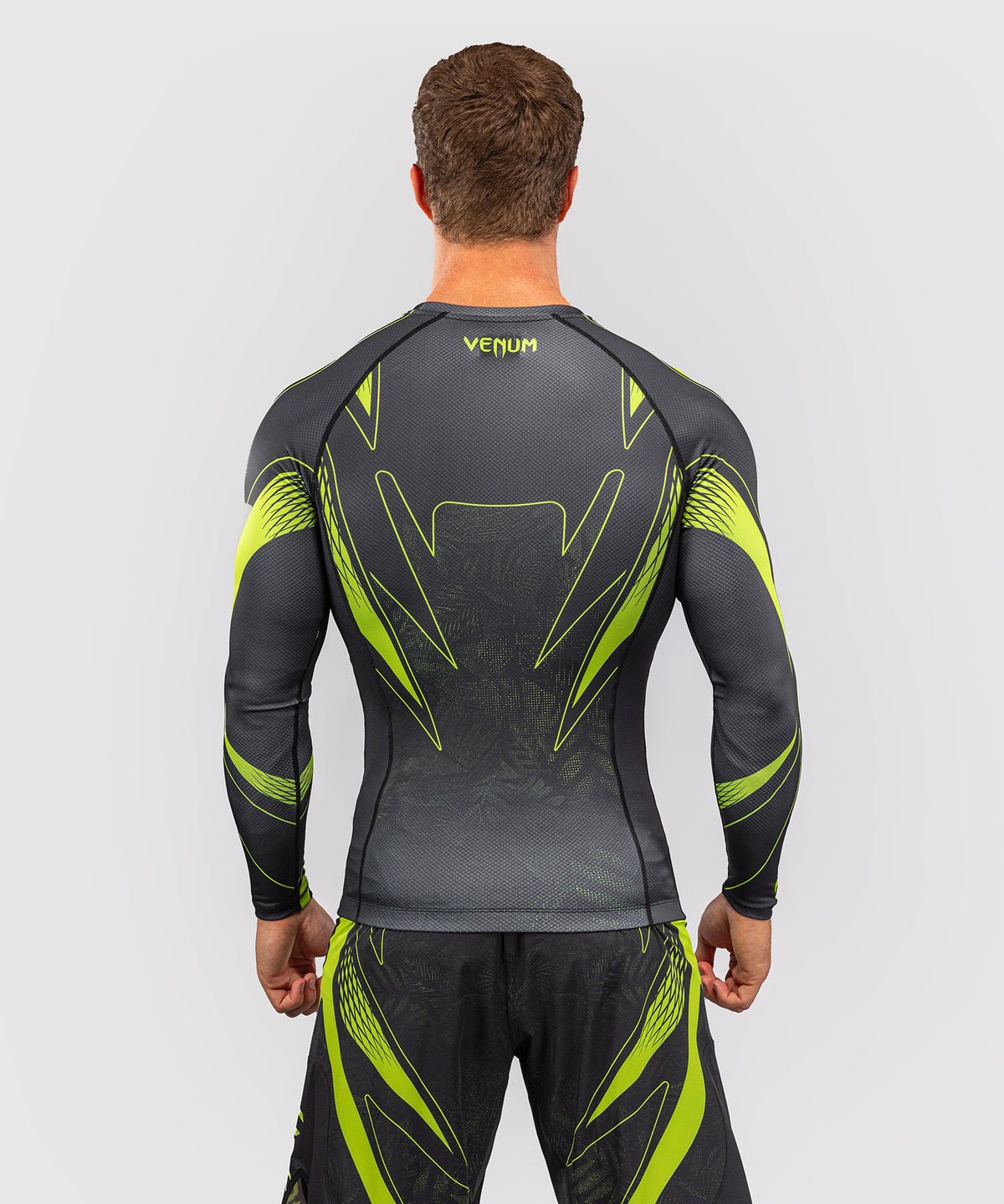 Rashguard à manches longues Venum Amazonia Reborn - Noir/Vert