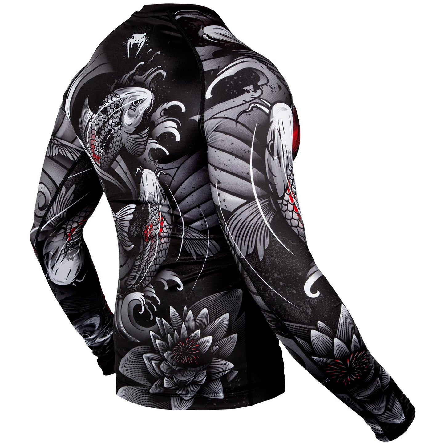 Venum Koi 2.0 Rashguard - Langarm - Schwarz/Weiß