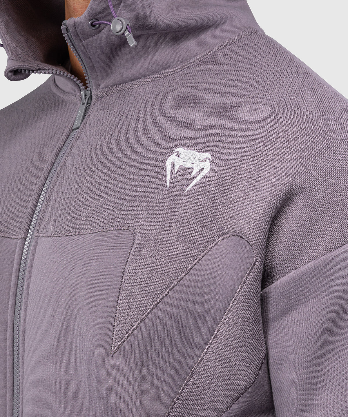 Veste de survêtement Venum Attack Fleece & Weave - Gris lavande