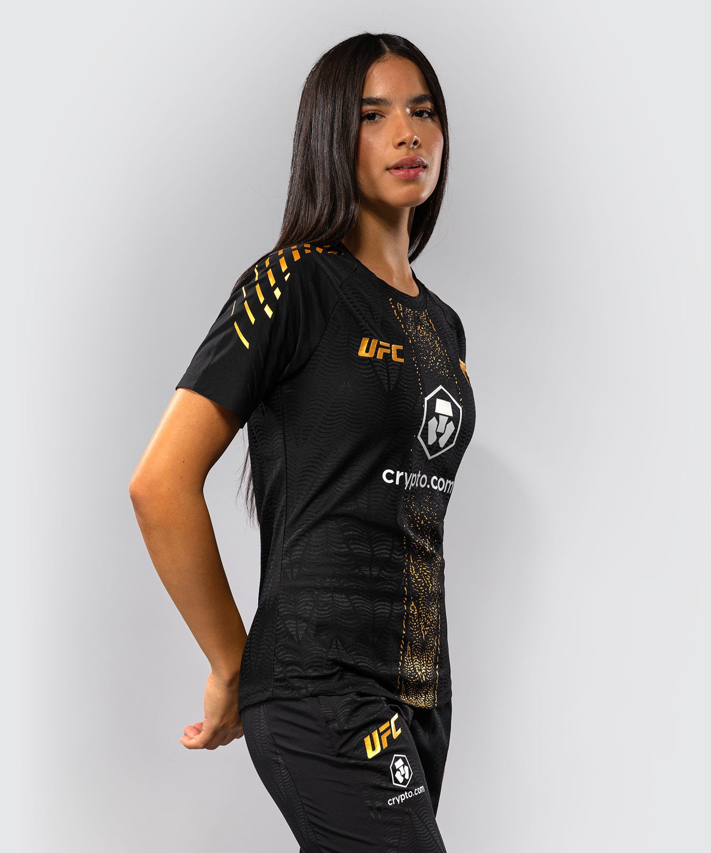 UFC Zenith by Venum Authentic Fight Night Offizielles Walkout-Trikot Damen - Champion