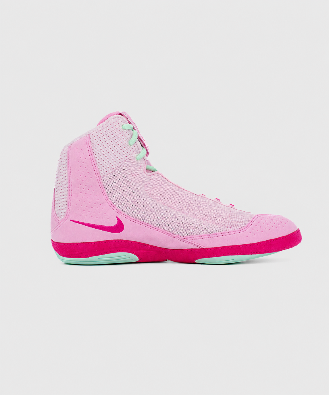 Chaussures de Lutte Nike Inflict 4 - Rose/Fushia/Vert