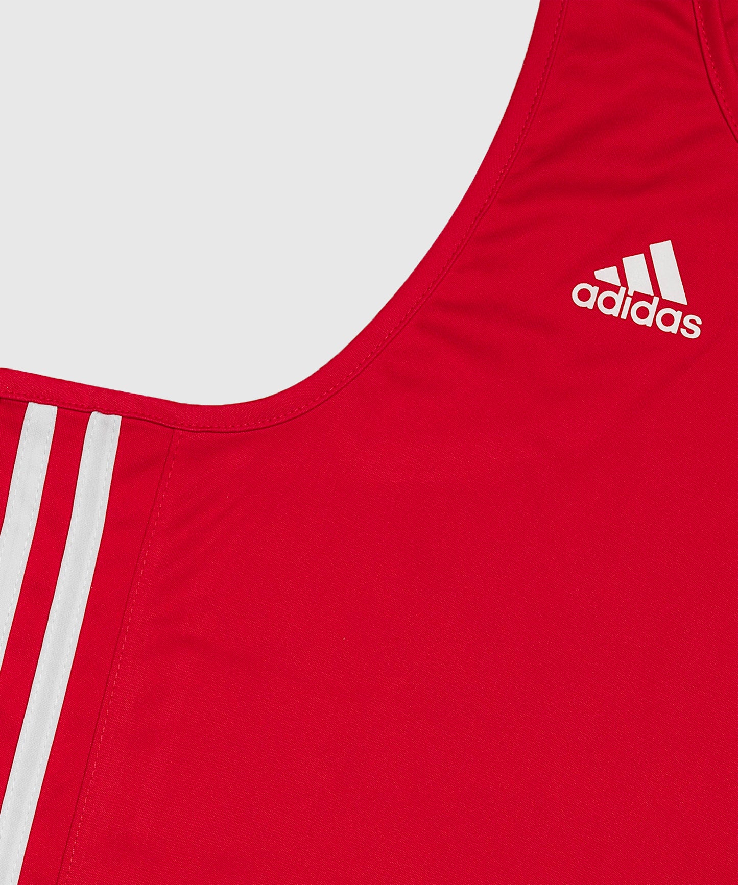 Adidas Englische Box-Canotta - Rot/Weiß