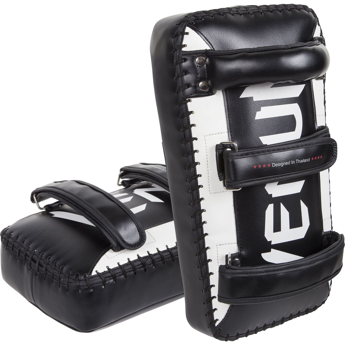 Venum Giant Kick Pads - Negro/Hielo (Par)