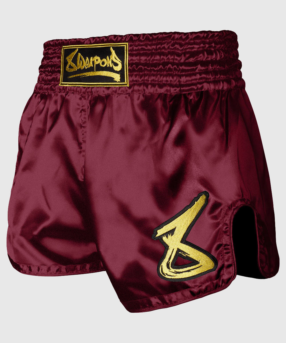 8 Weapons Strike Pantalones de Muay Thai - Marrón/Oro