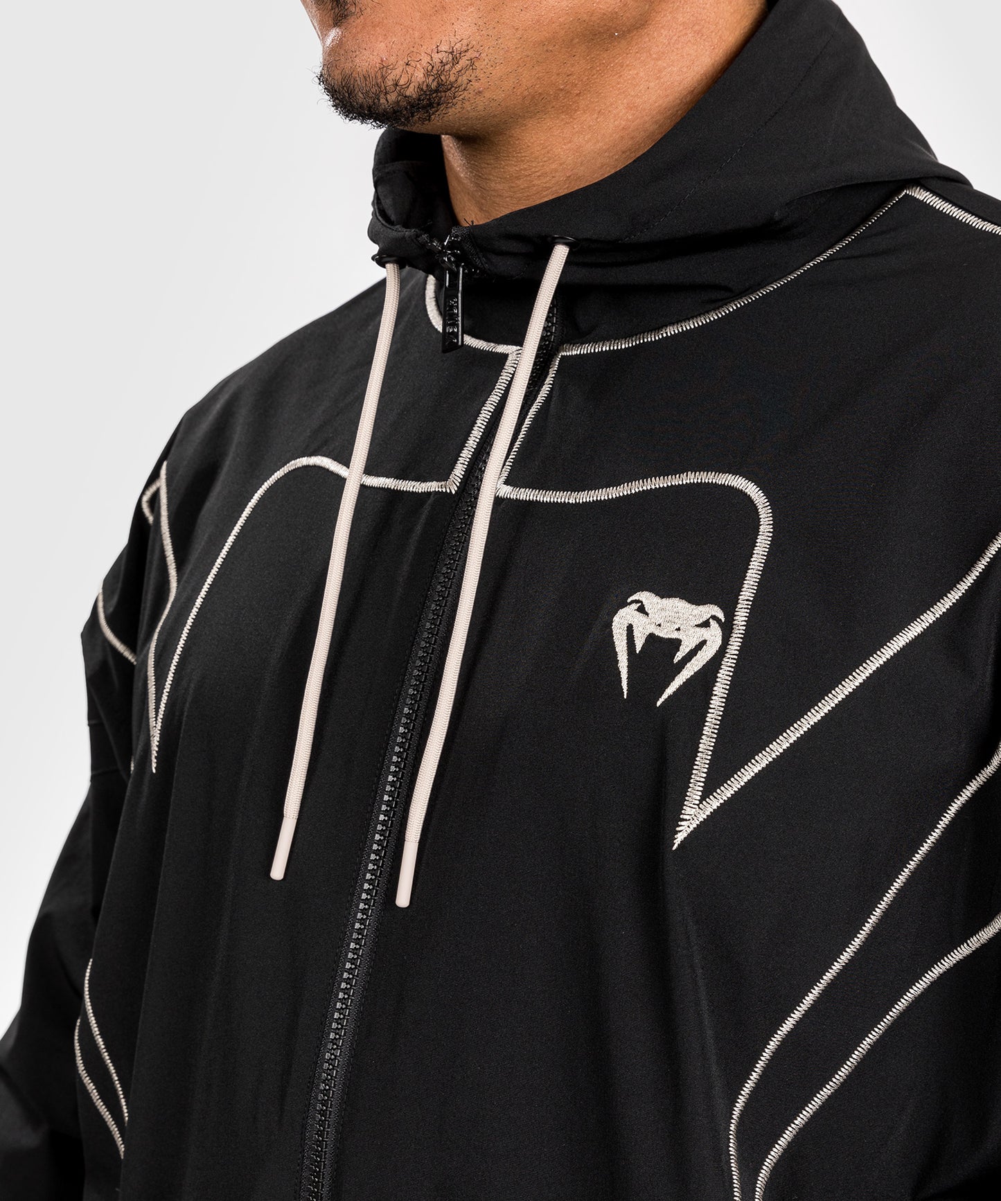 Veste de survêtement Venum Attack 90 - Noir/Blanc
