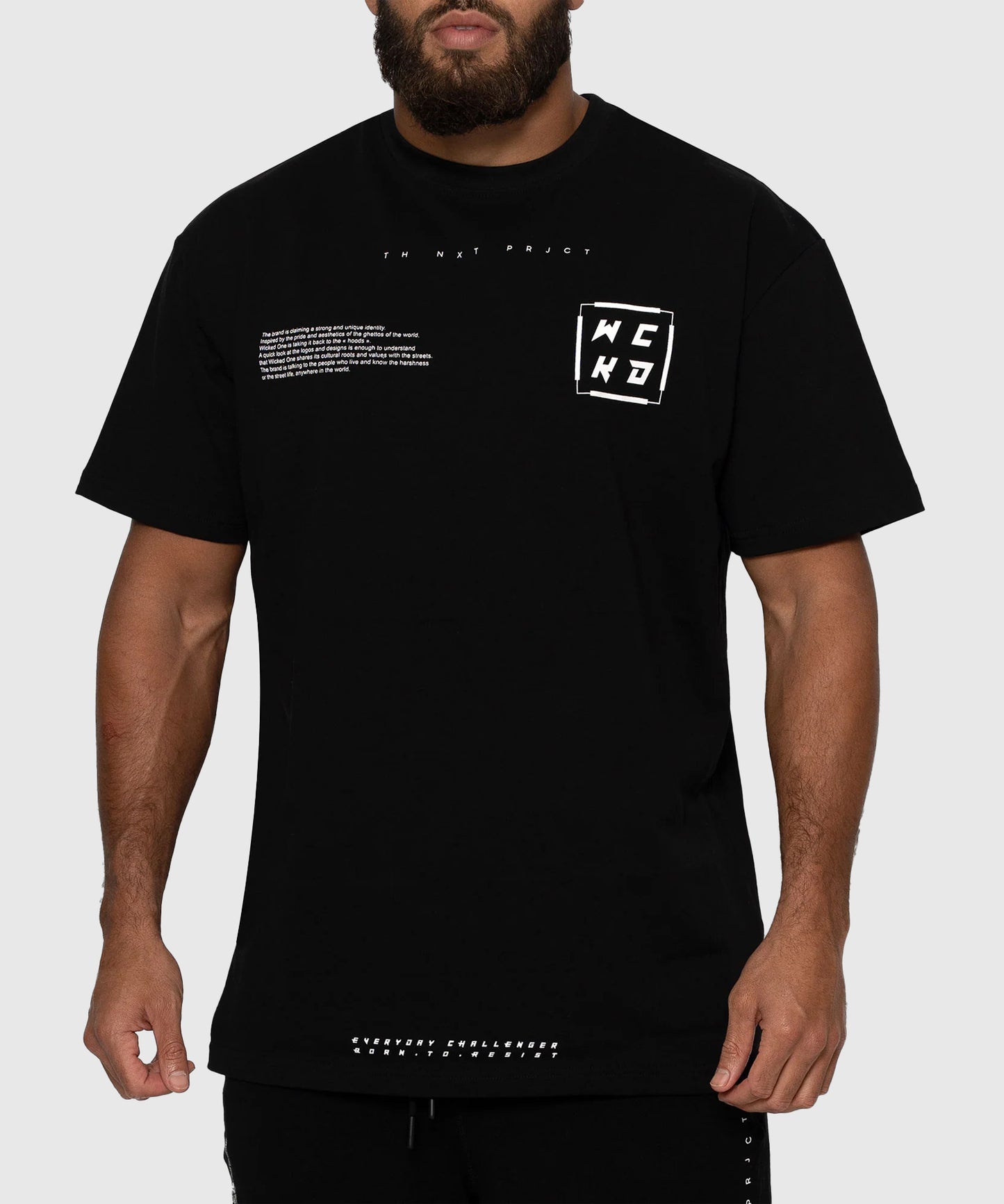 T-Shirt Oversize Wicked One Project - Noir