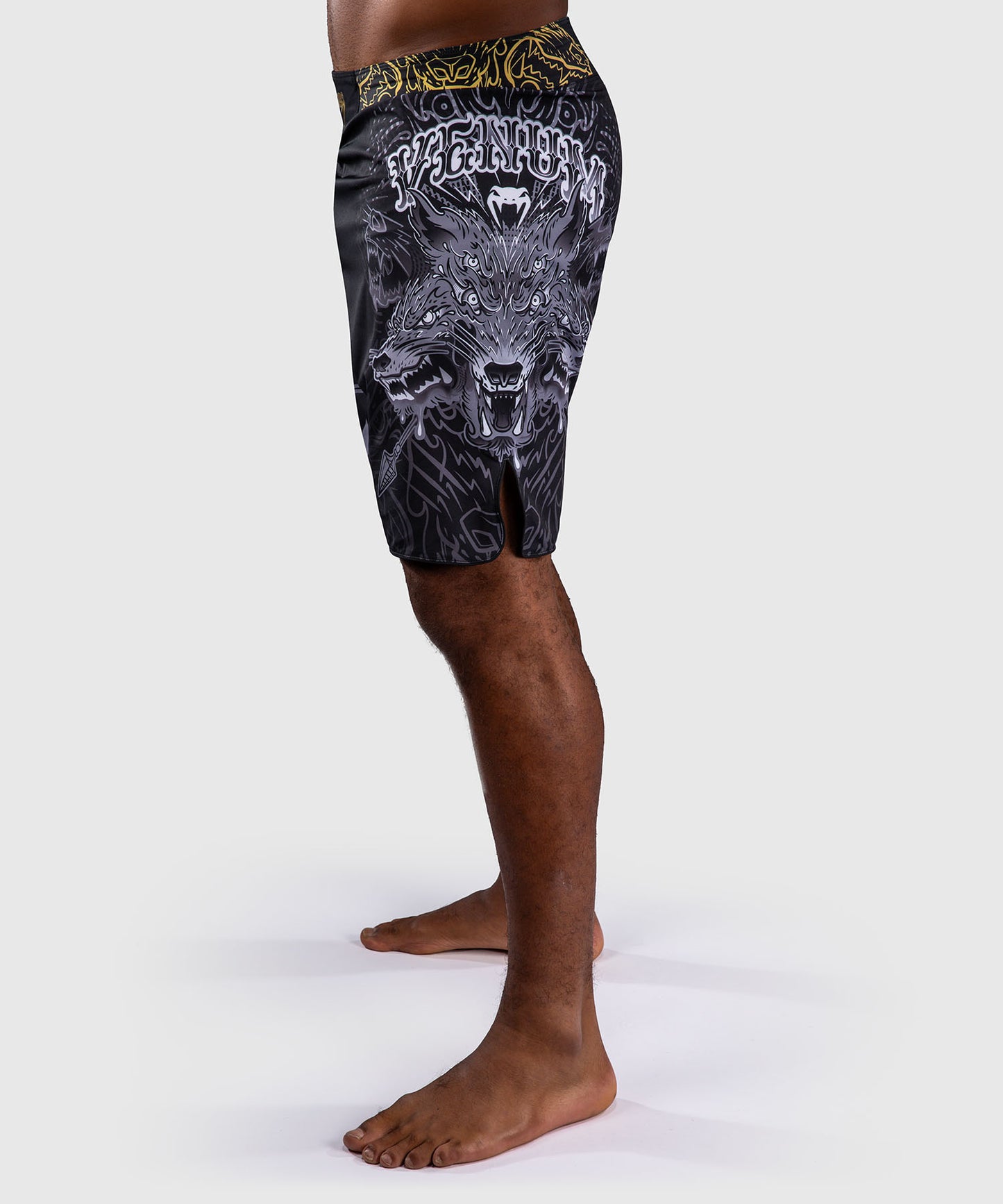 Venum Wolf Atak Fightshorts – Schwarz/Grau