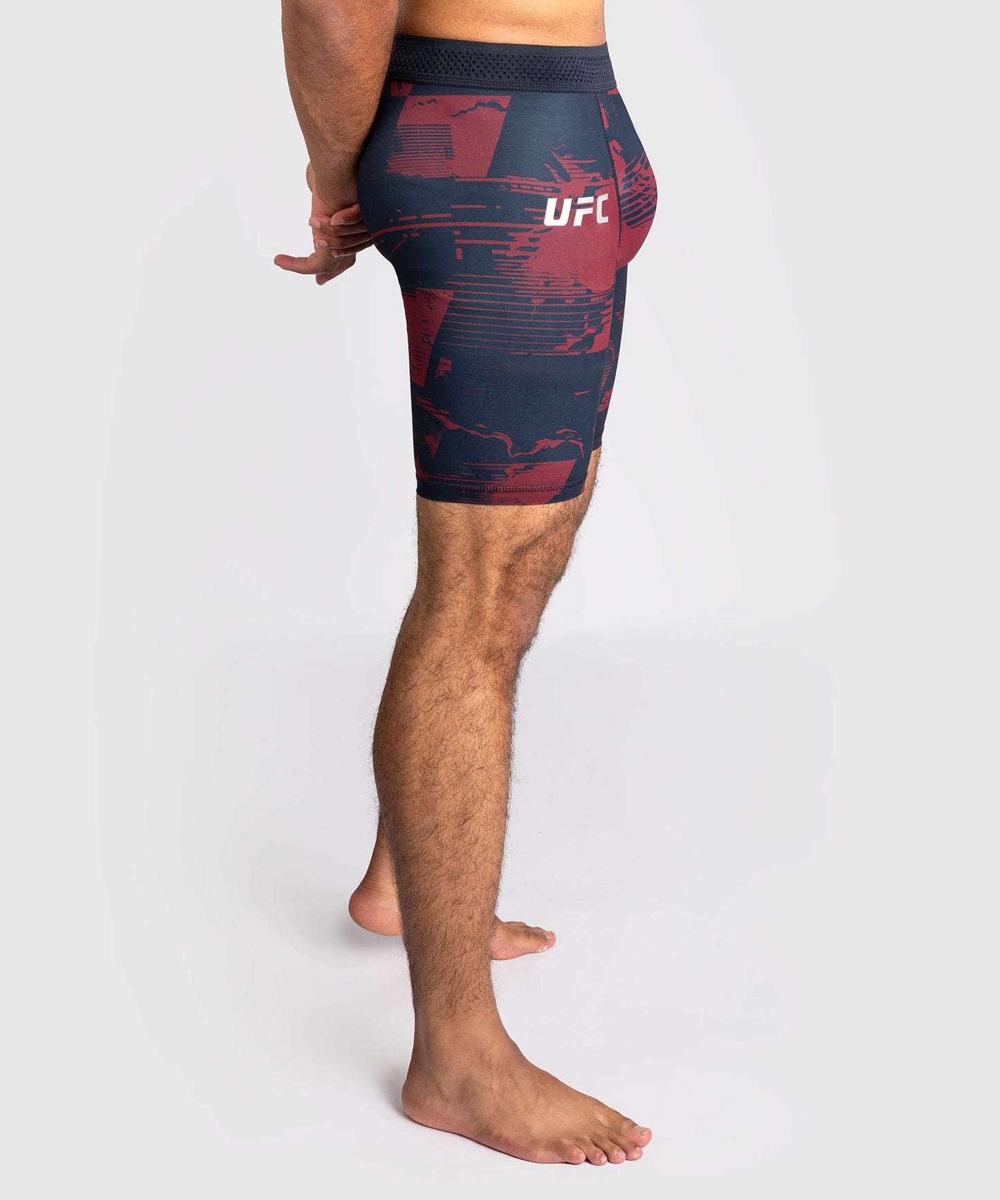 UFC Zenith by Venum Authentic Fight Week Pantaloncini Vale Tudo Performance Uomo - Blu navy/Bordeaux/Argento