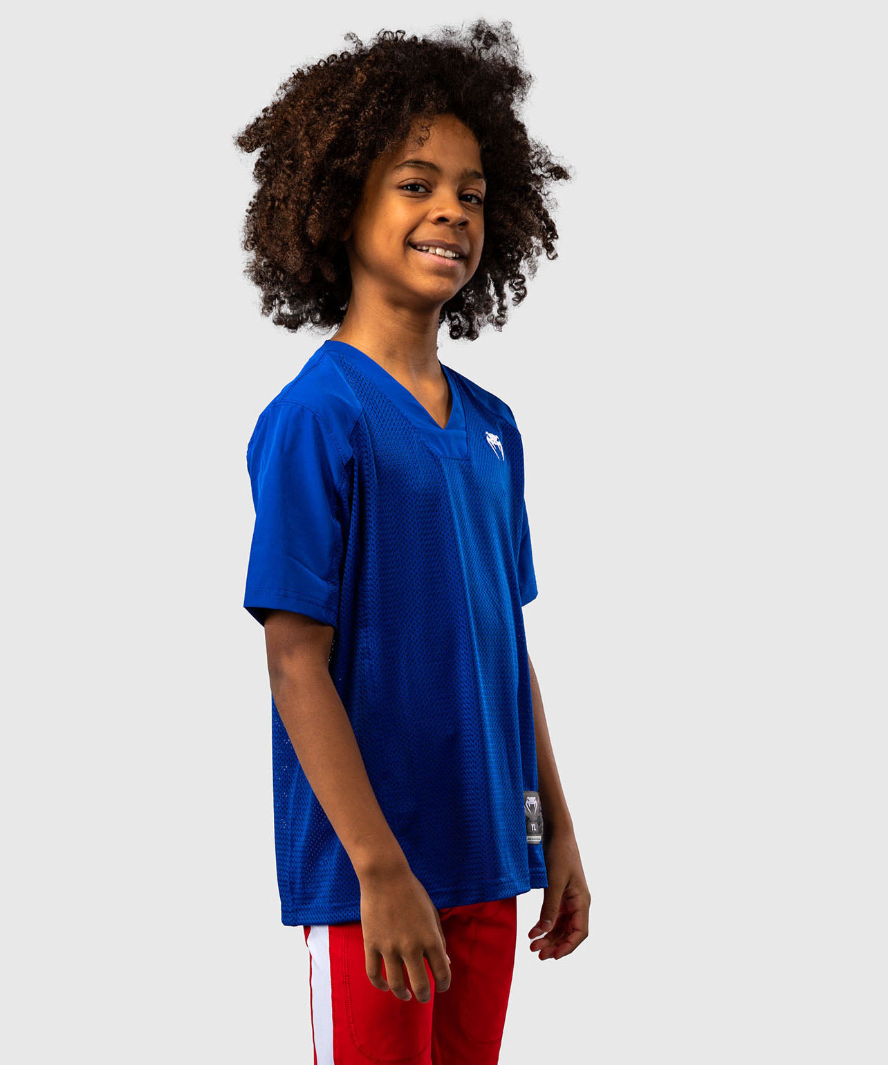 Venum Elite Kids Football Short Sleeve Jersey - Royal Blue