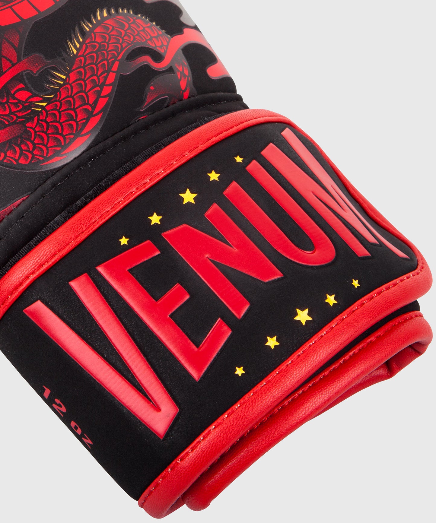 Gants de boxe Venum Dragon's Flight - Noir/Rouge - Exclusivité