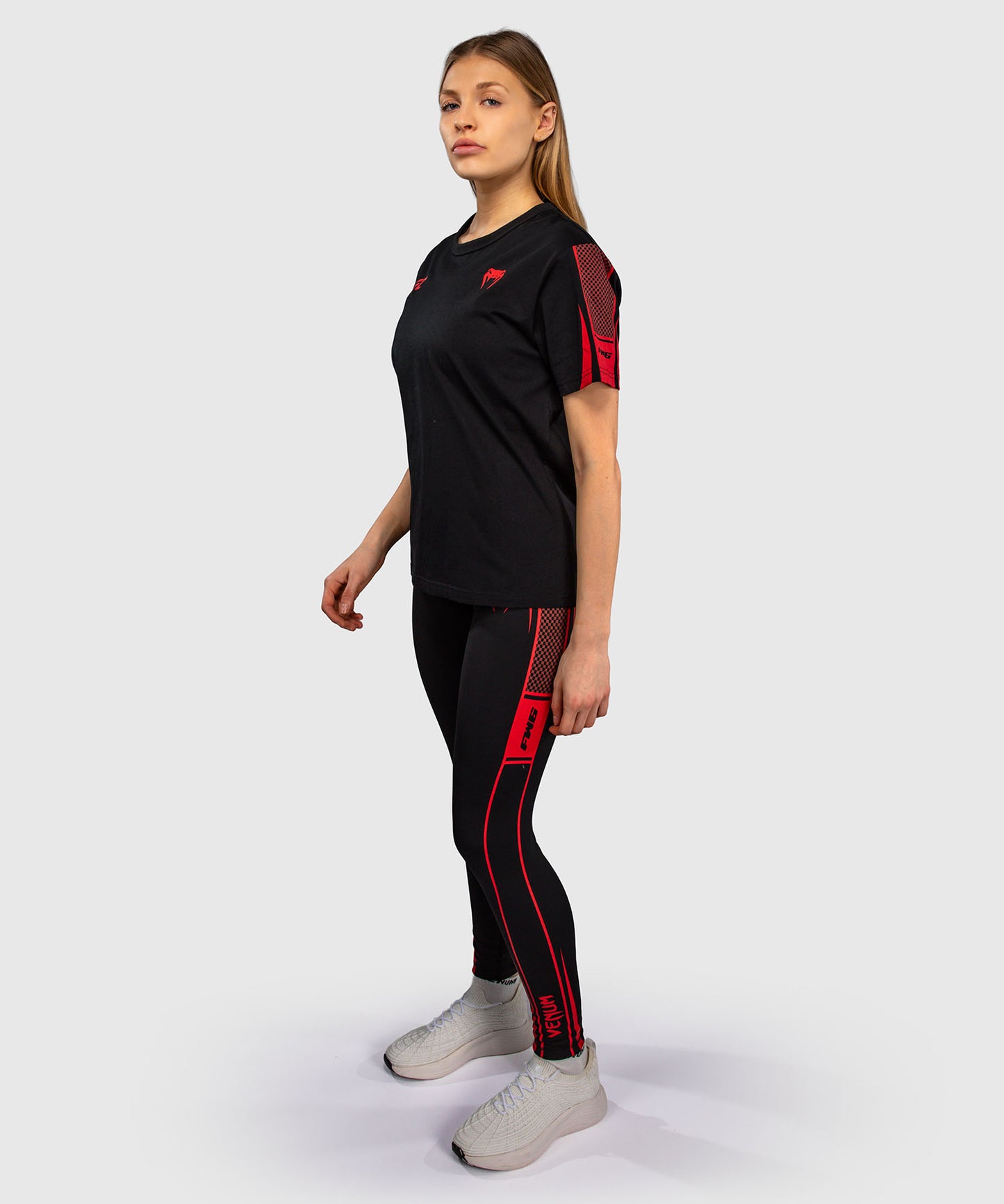 T-shirt à Manches Courtes pour Femme Venum UFC Unity by Venum Authentic Fight Week - Noir
