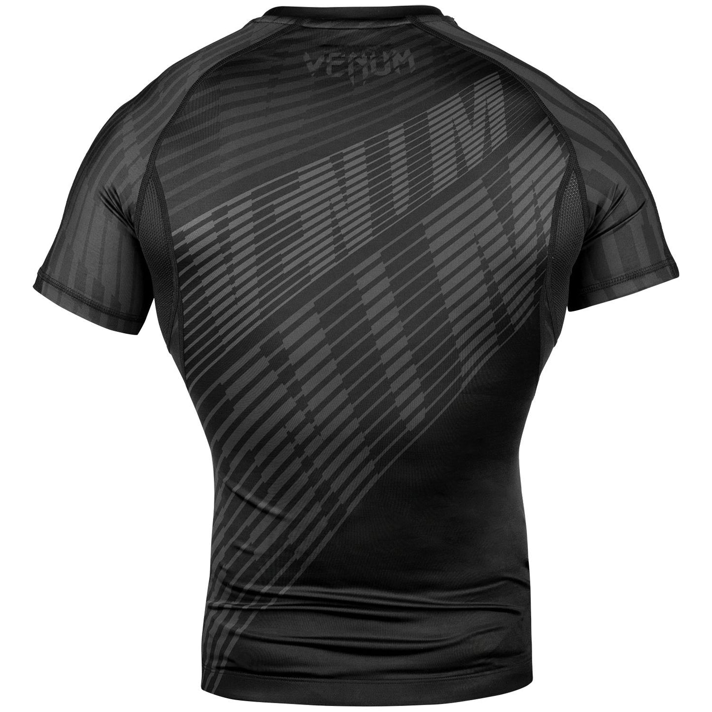 Venum Plasma Rashguard - Kurzarm - Schwarz/Schwarz