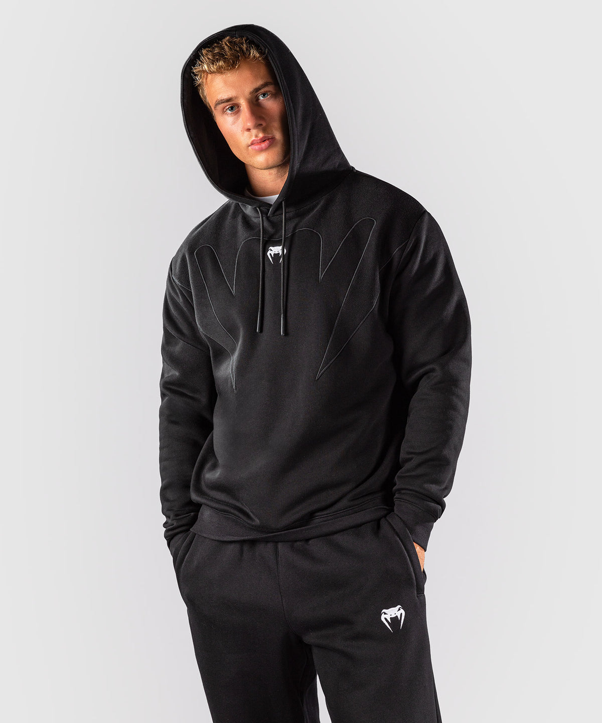 Sweat à capuche Venum Attack Fleece & Weave - Noir