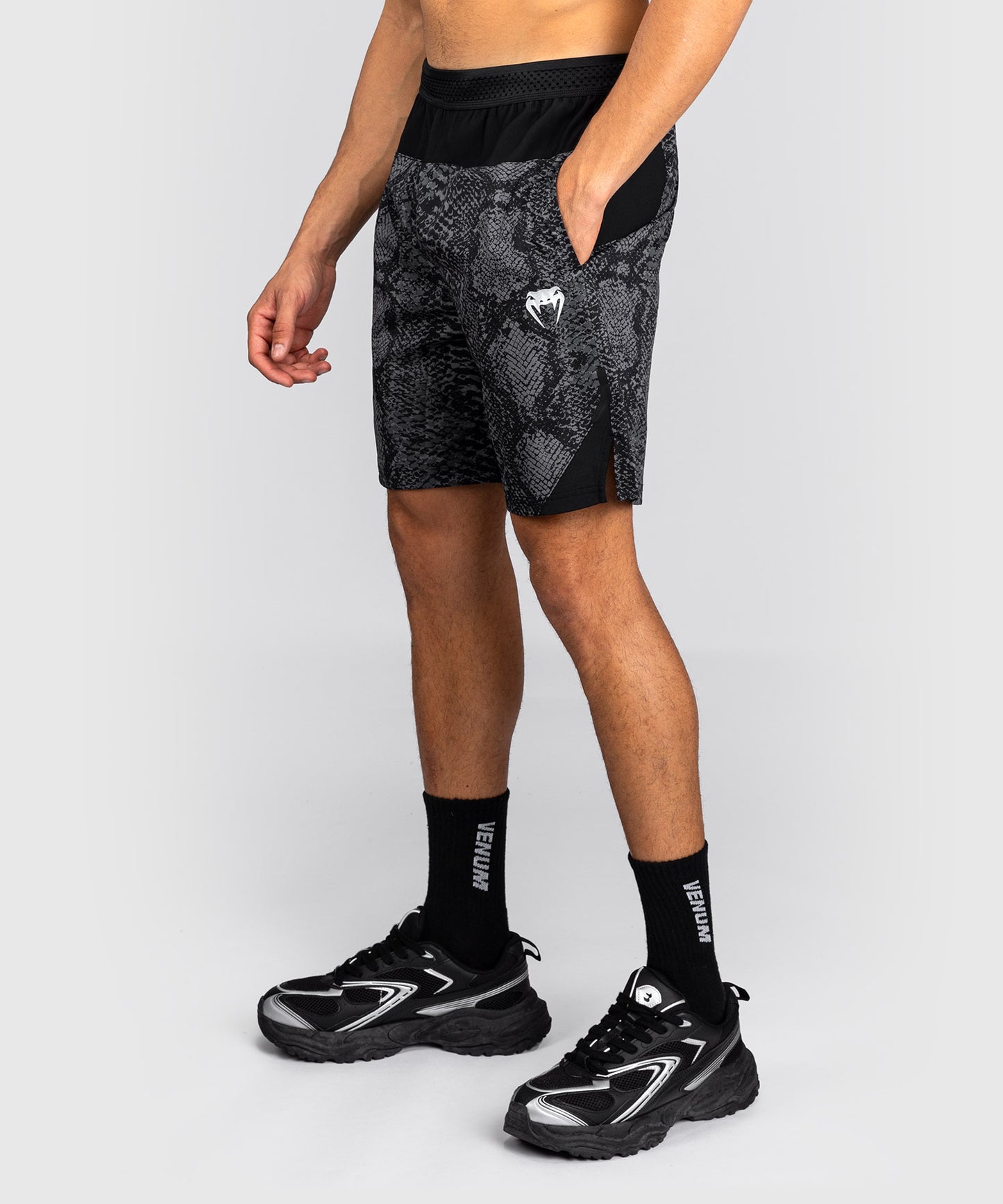 Short d'Entraînement Venum G-Fit Scales – Noir/Gris Charbon