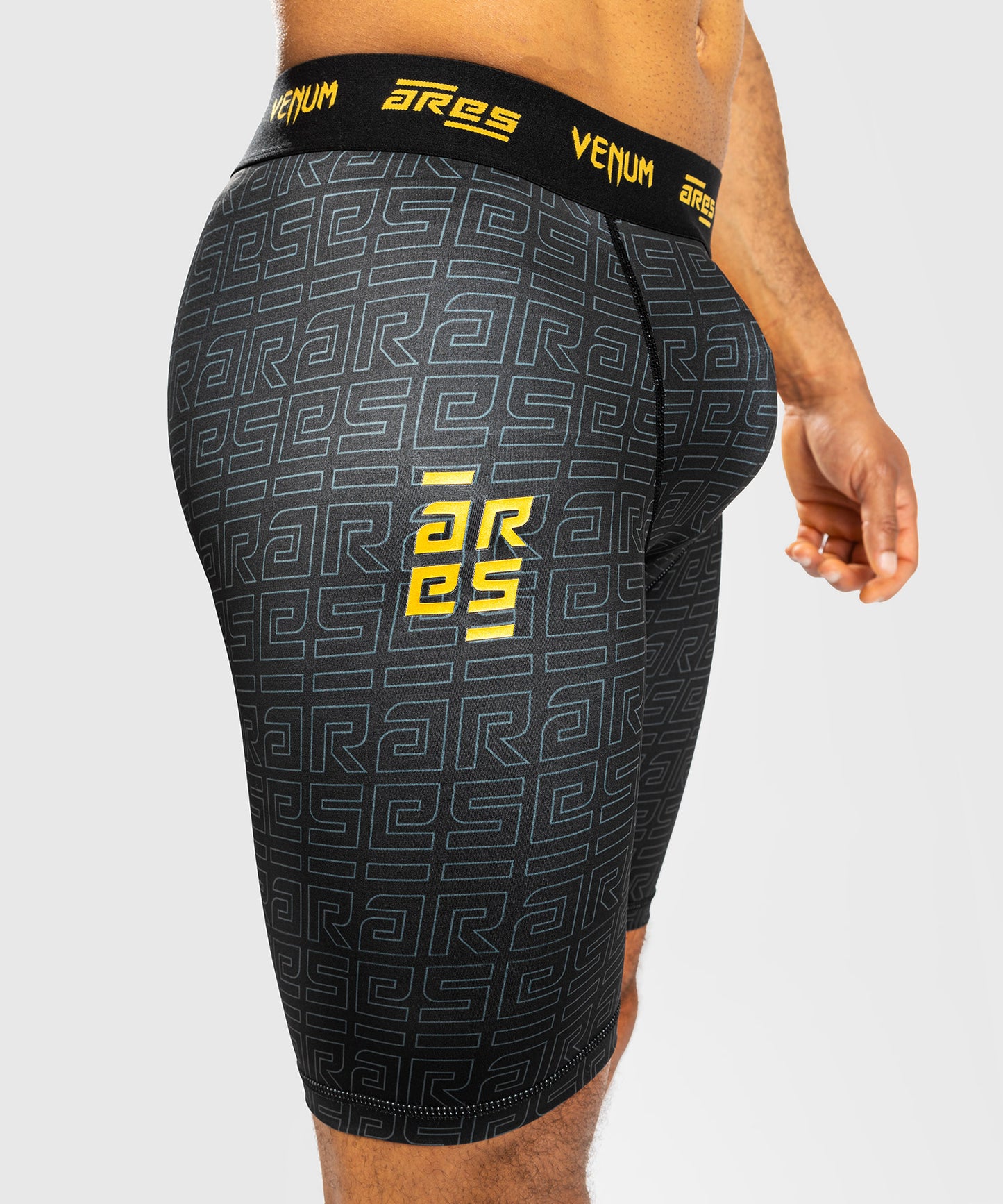 Venum x Ares Pantalones Vale Tudo para Hombre - Negro/Dorado