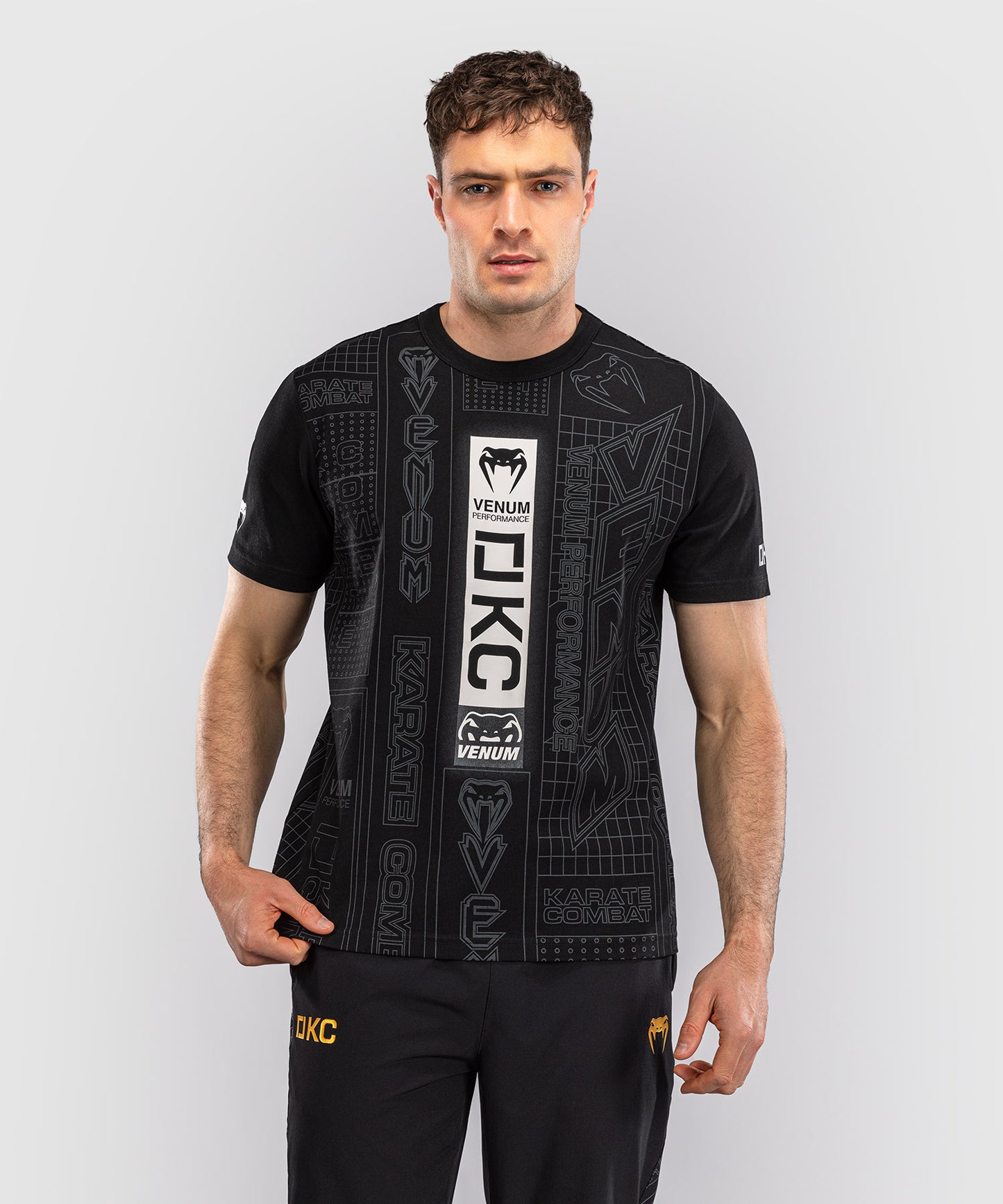 Karate Combat by Venum T-Shirt – Schwarz/Grau