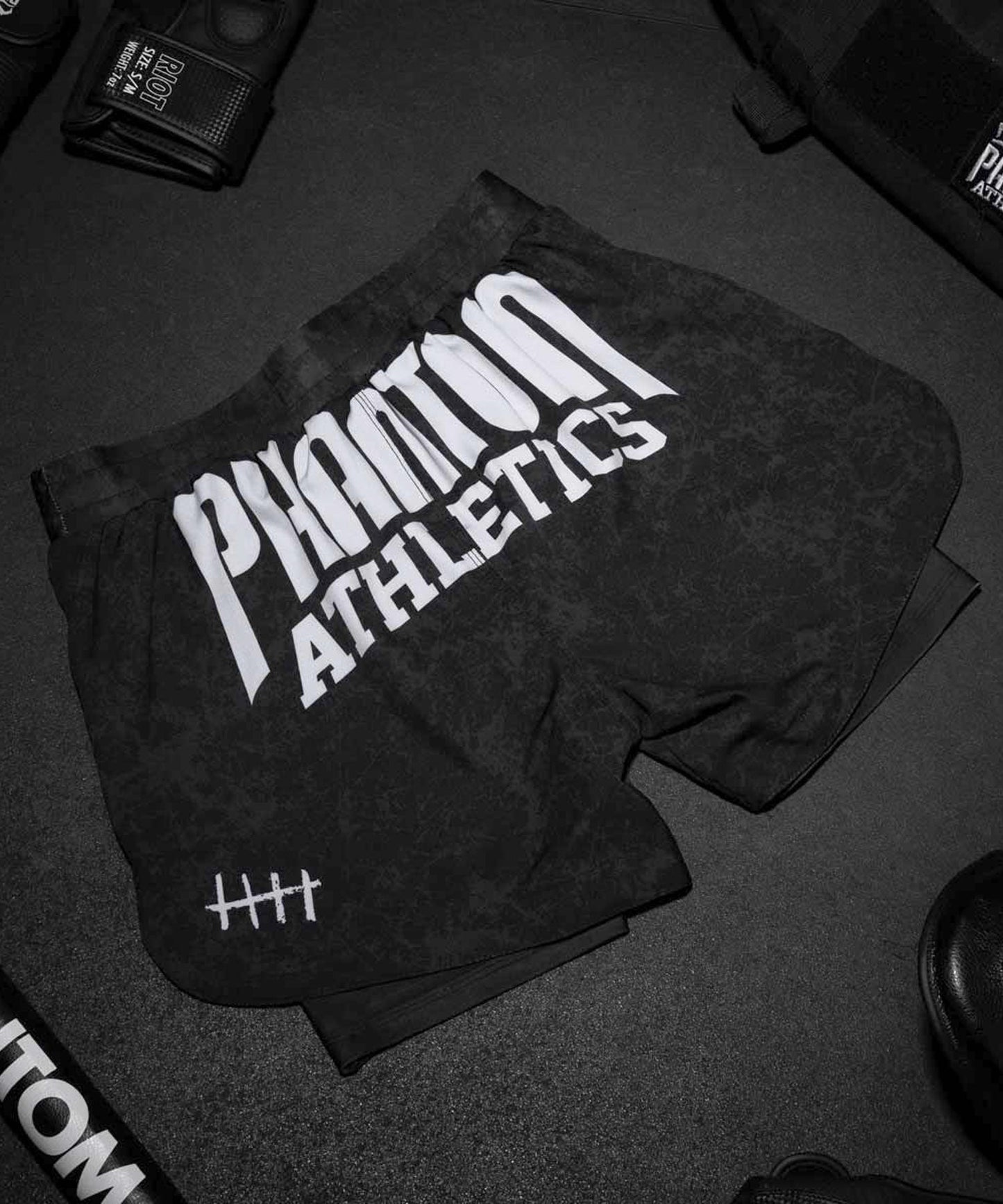 Phantom Athletics Fusion 2In1 Serious Fightshorts - Schwarz